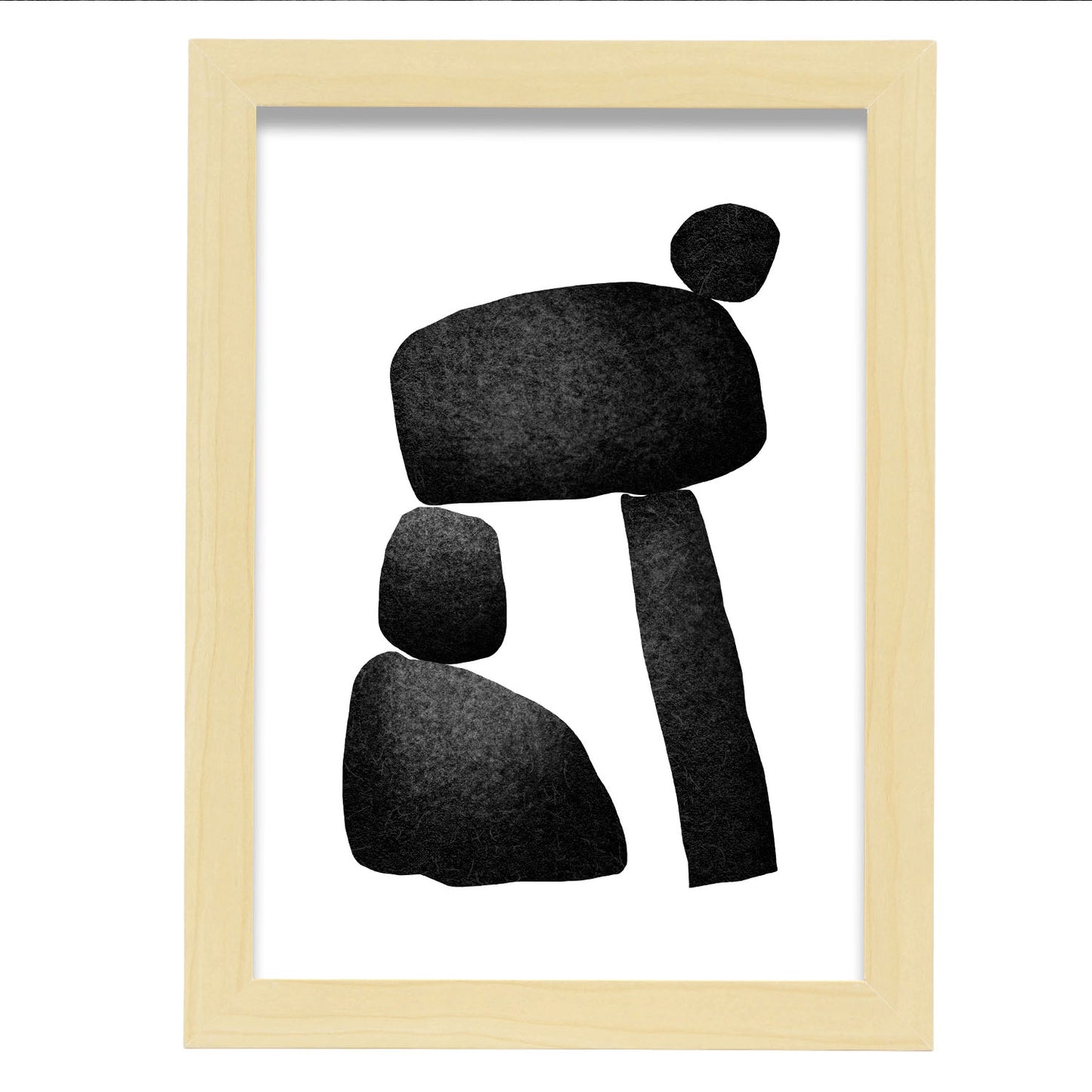 Nacnic Lámina Abstracta de Pila de Piedra