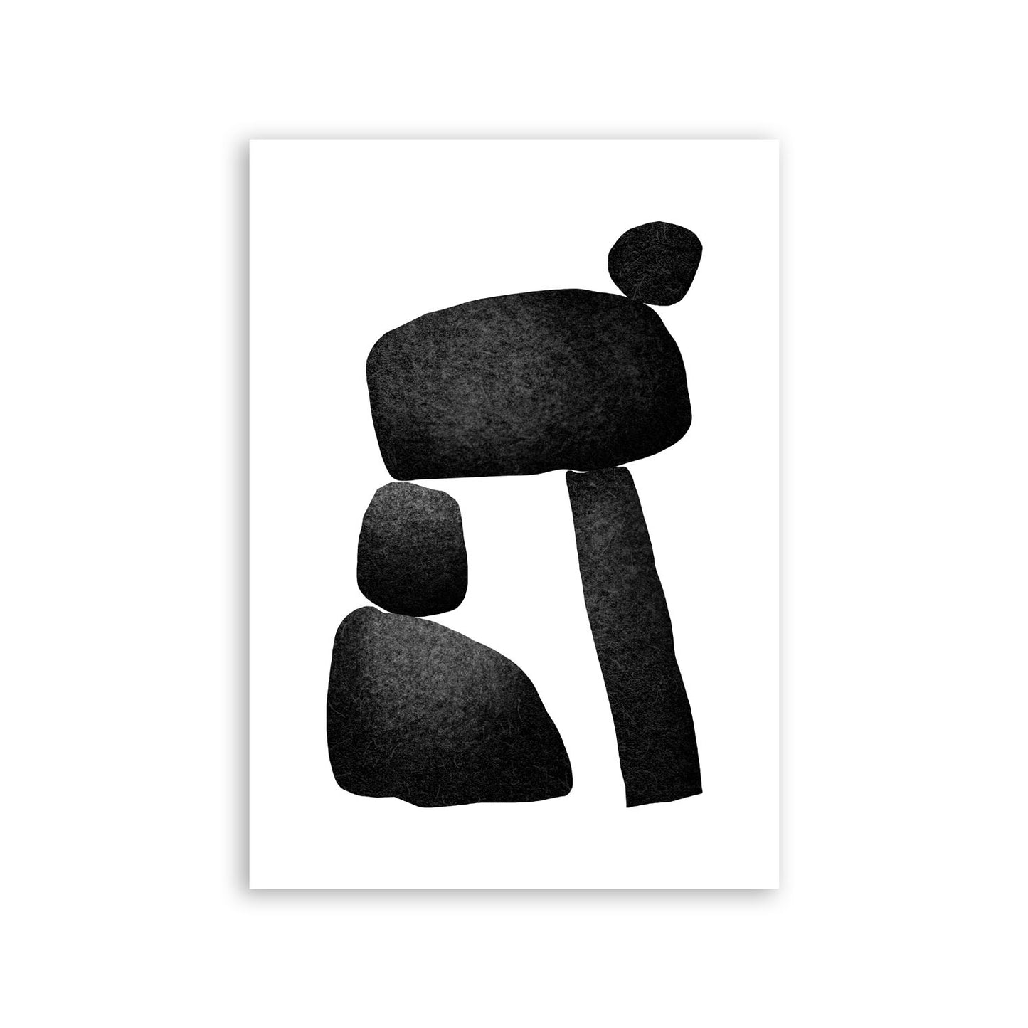 Nacnic Lámina Abstracta de Pila de Piedra