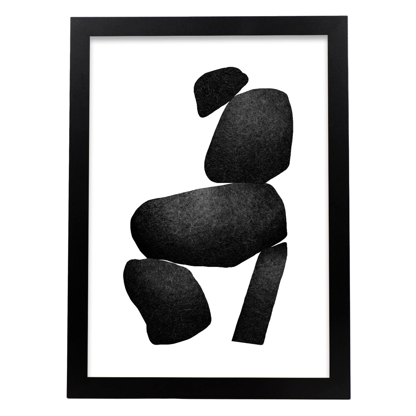 Lámina Nacnic Abstracto Surtido Piedras Sobrias en Capas