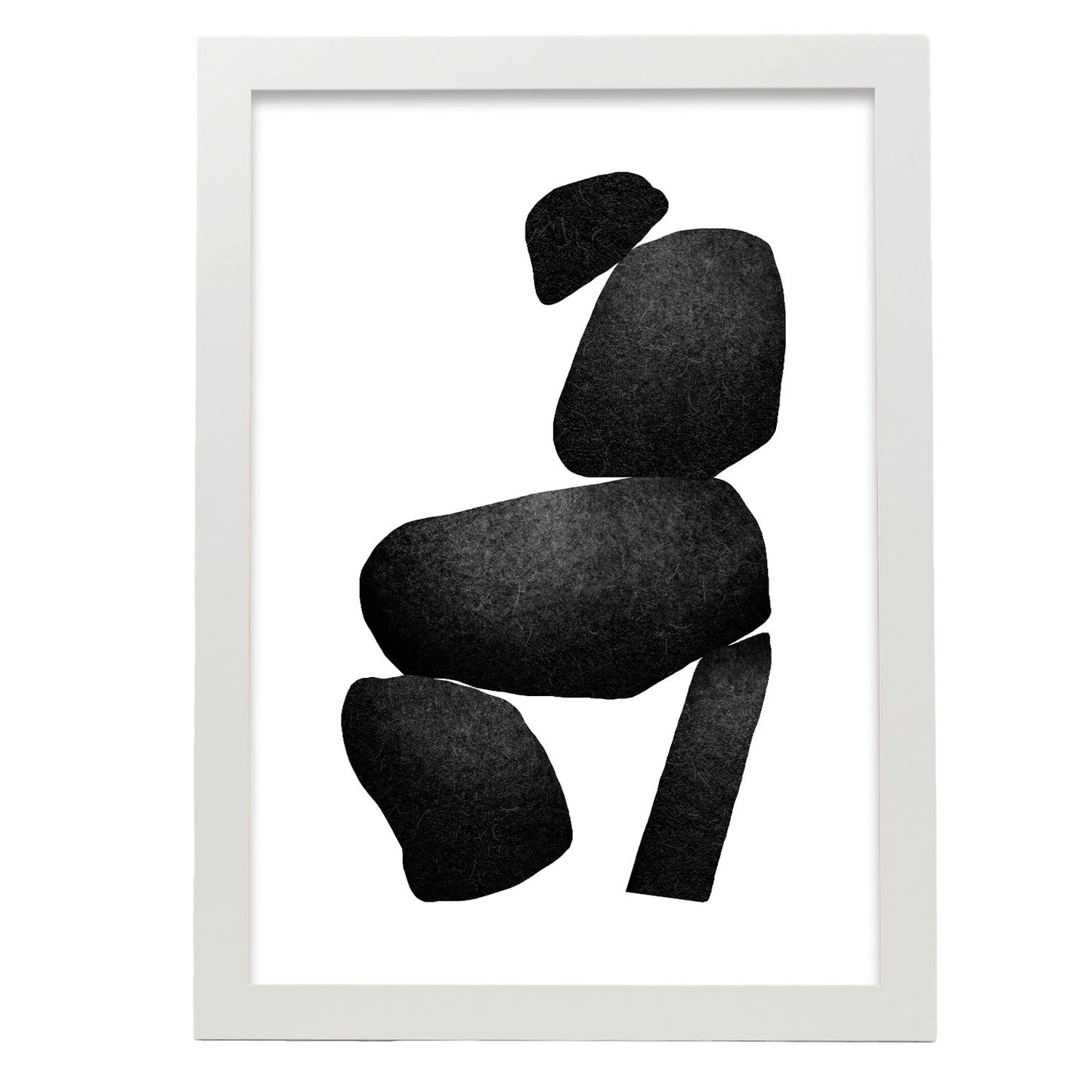 Lámina Nacnic Abstracto Surtido Piedras Sobrias en Capas