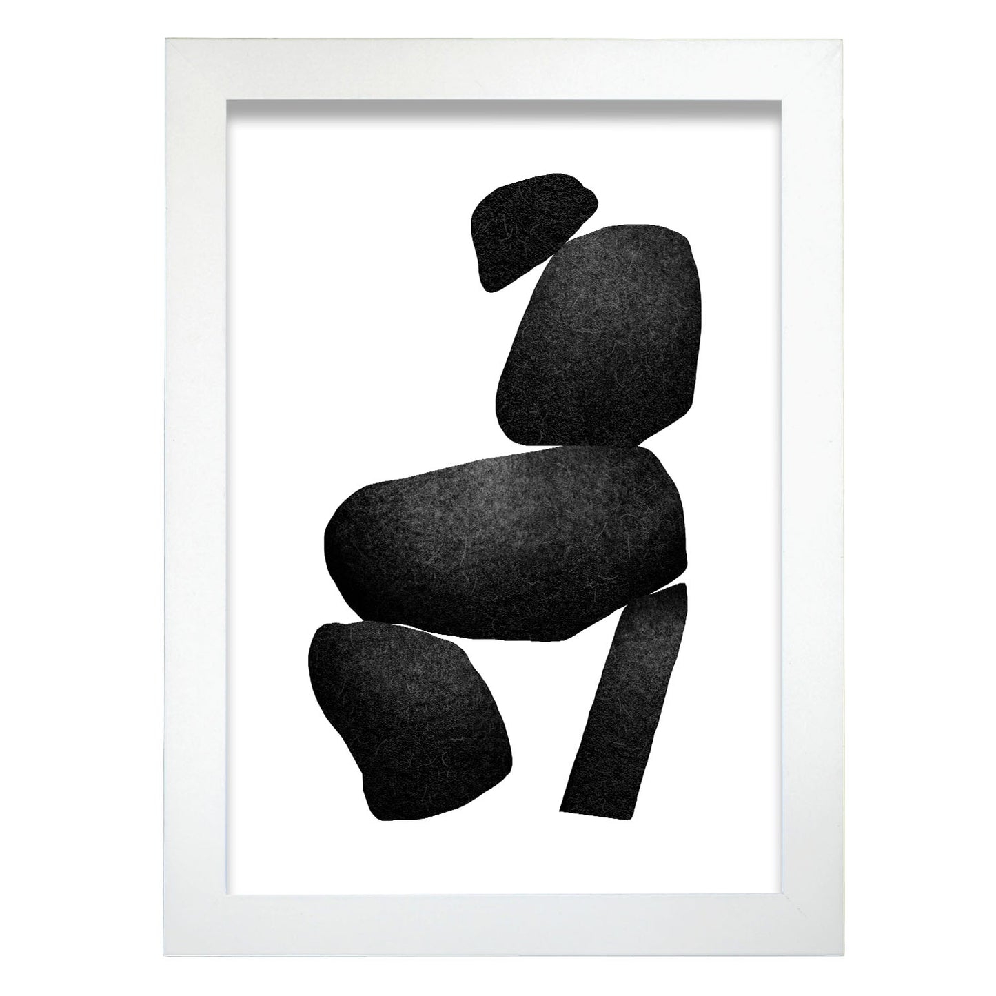Lámina Nacnic Abstracto Surtido Piedras Sobrias en Capas