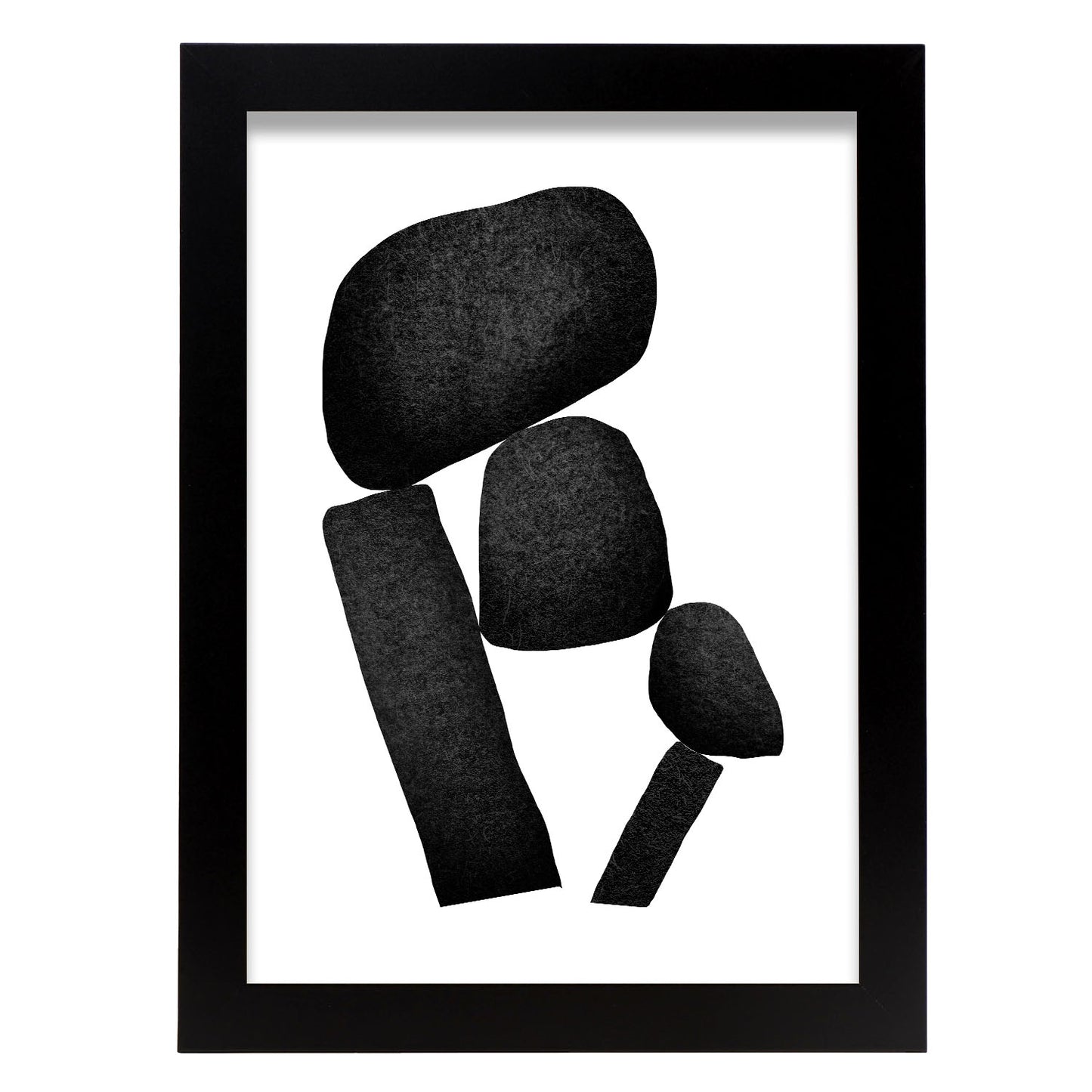 Lámina Nacnic Abstracto Piedras en Capas Constantes para Hogar