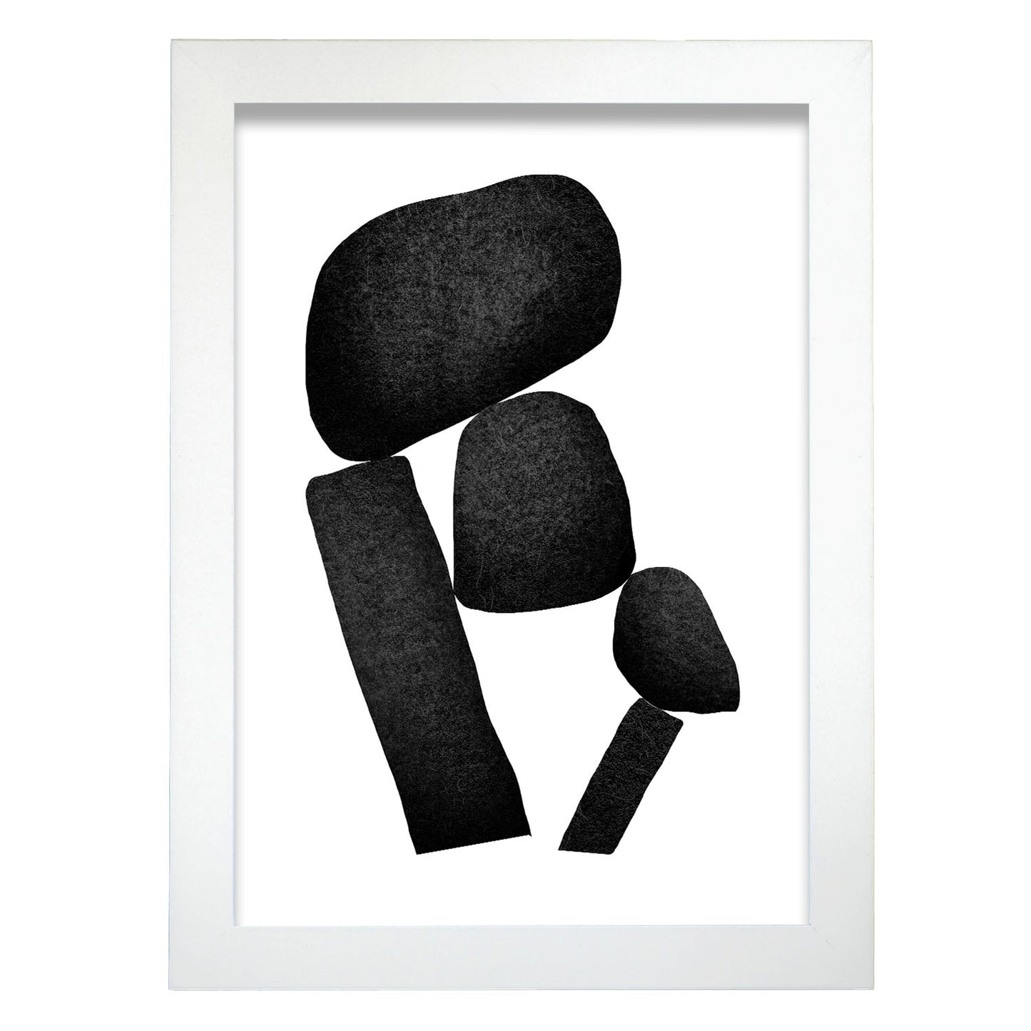 Lámina Nacnic Abstracto Piedras en Capas Constantes para Hogar