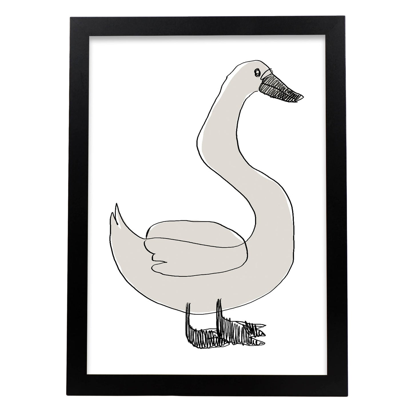 Lamina Nacnic de Cisne Agradable en Animales Surtidos