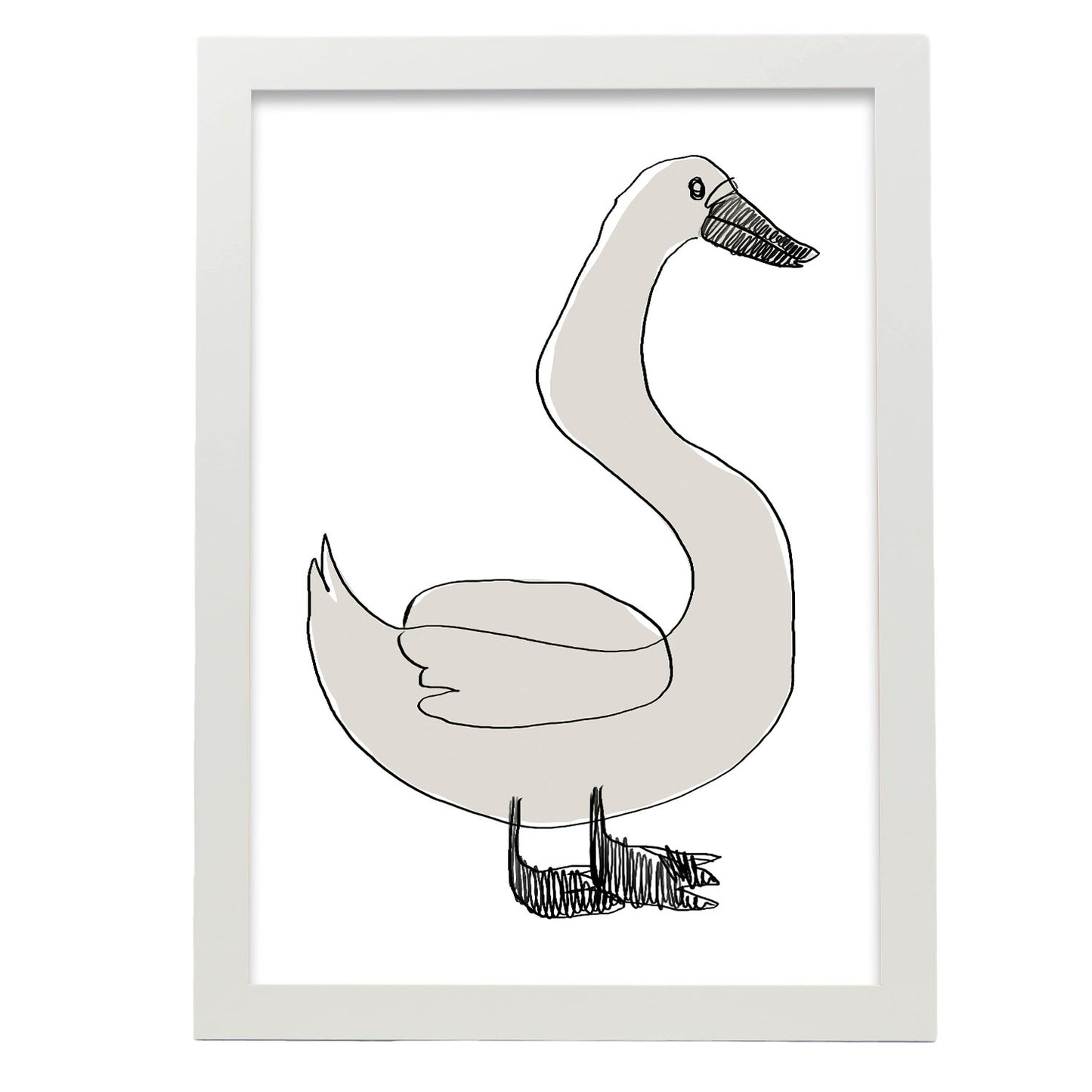 Lamina Nacnic de Cisne Agradable en Animales Surtidos