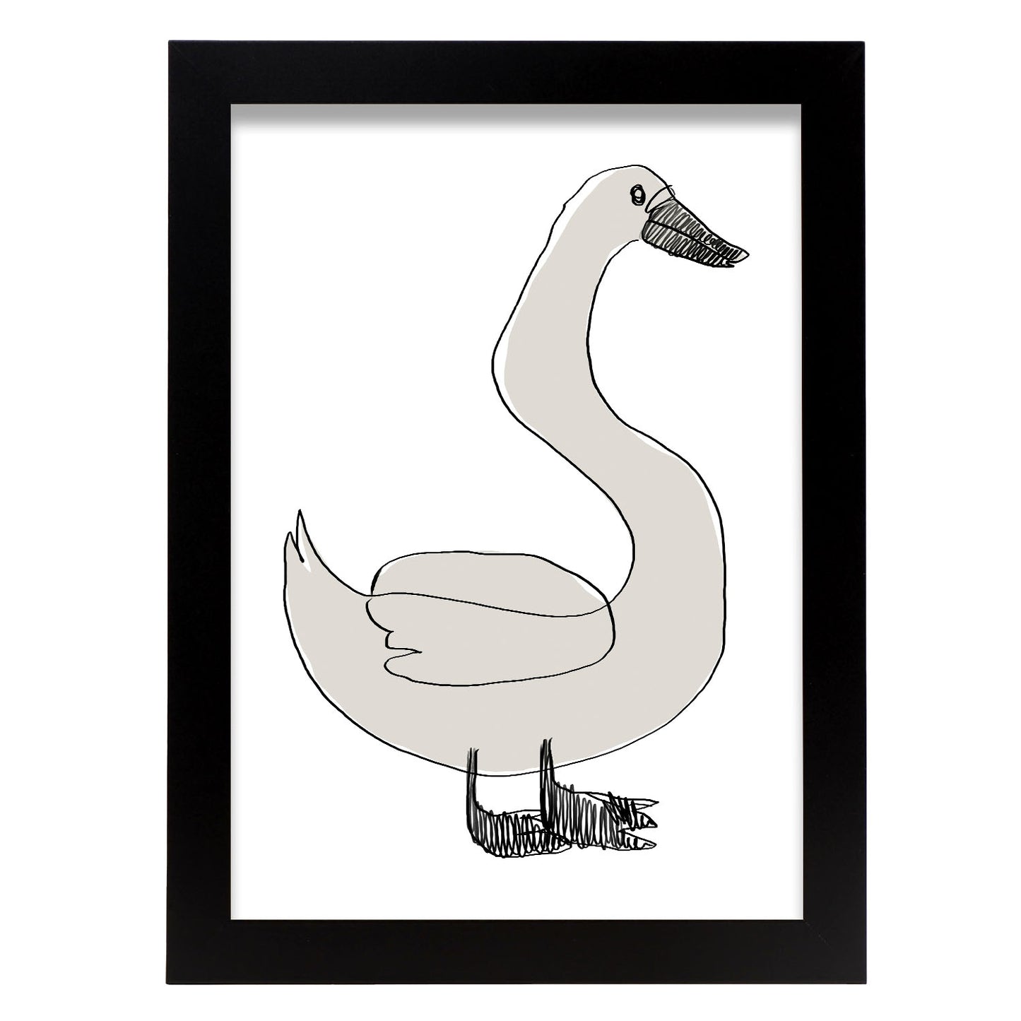 Lamina Nacnic de Cisne Agradable en Animales Surtidos