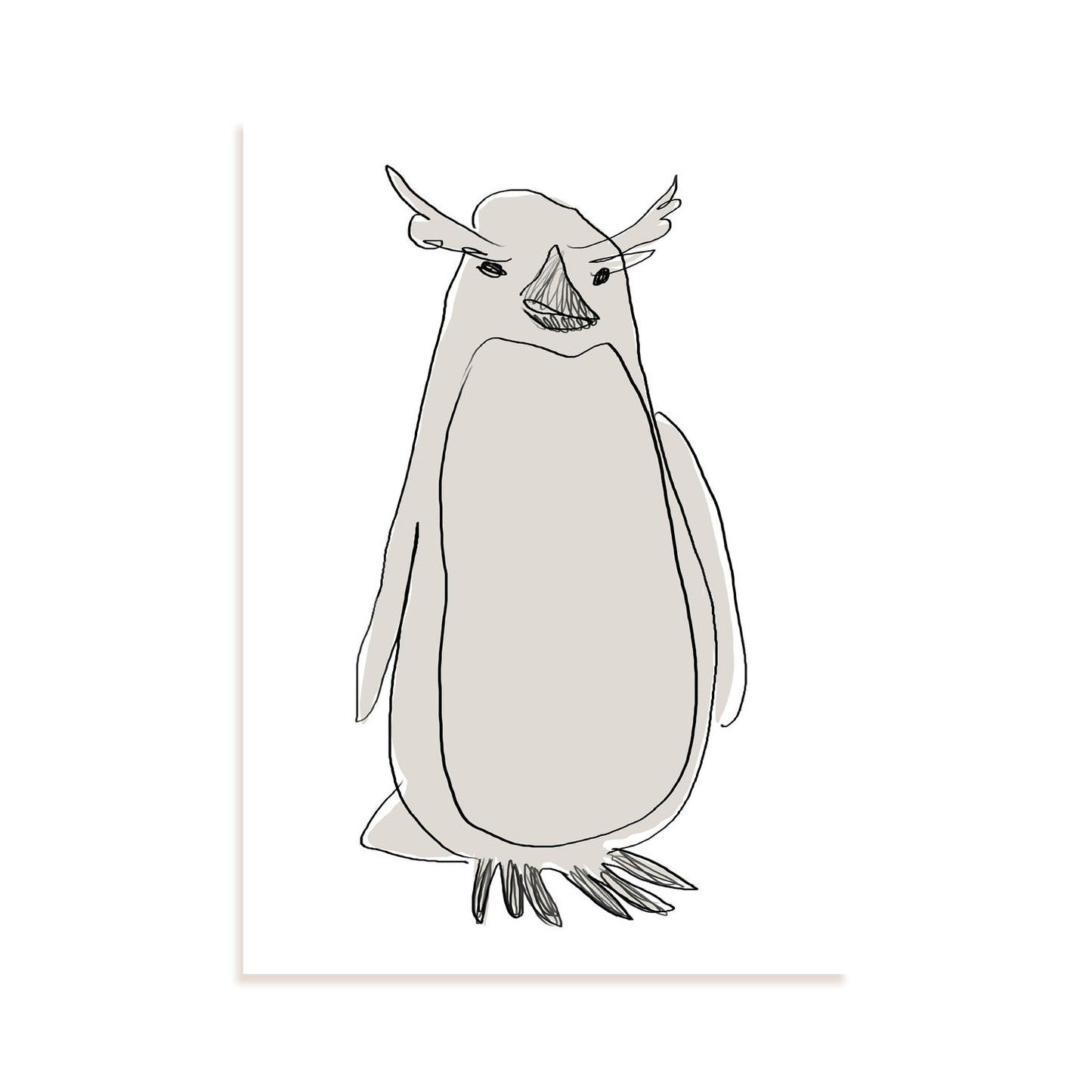 Lamina Nacnic de Pingüino Hermoso