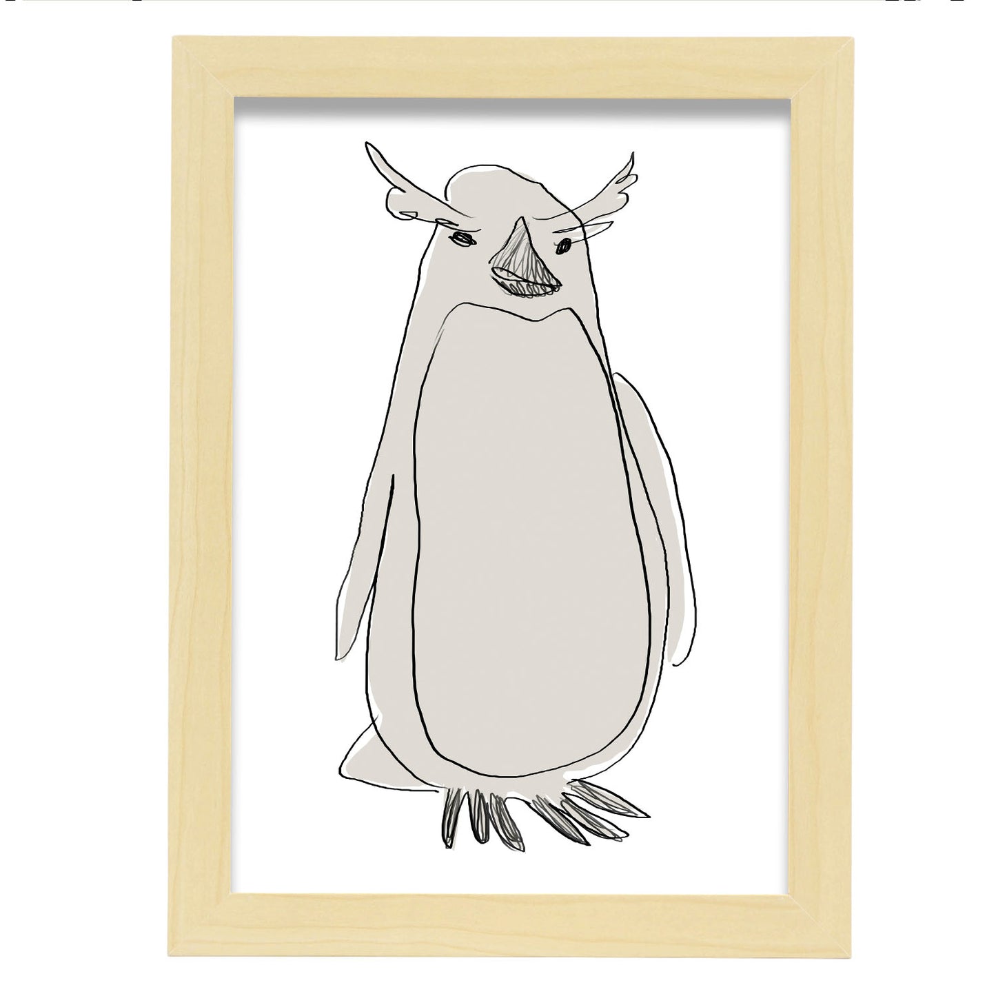 Lamina Nacnic de Pingüino Hermoso