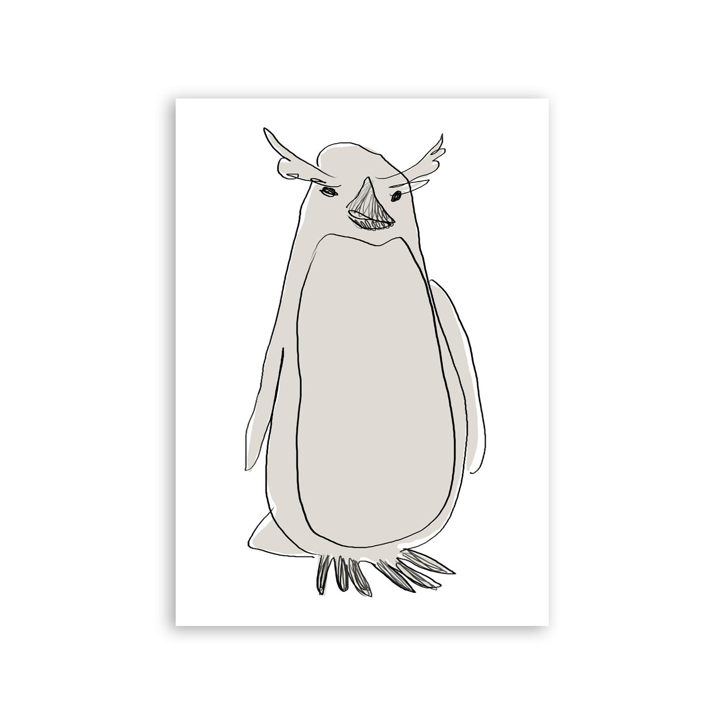 Lamina Nacnic de Pingüino Hermoso