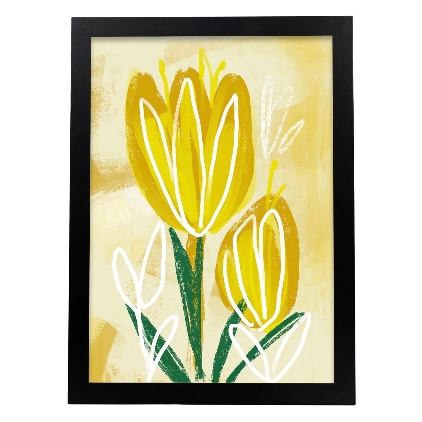 Lámina Nacnic de Tulipanes Amarillos