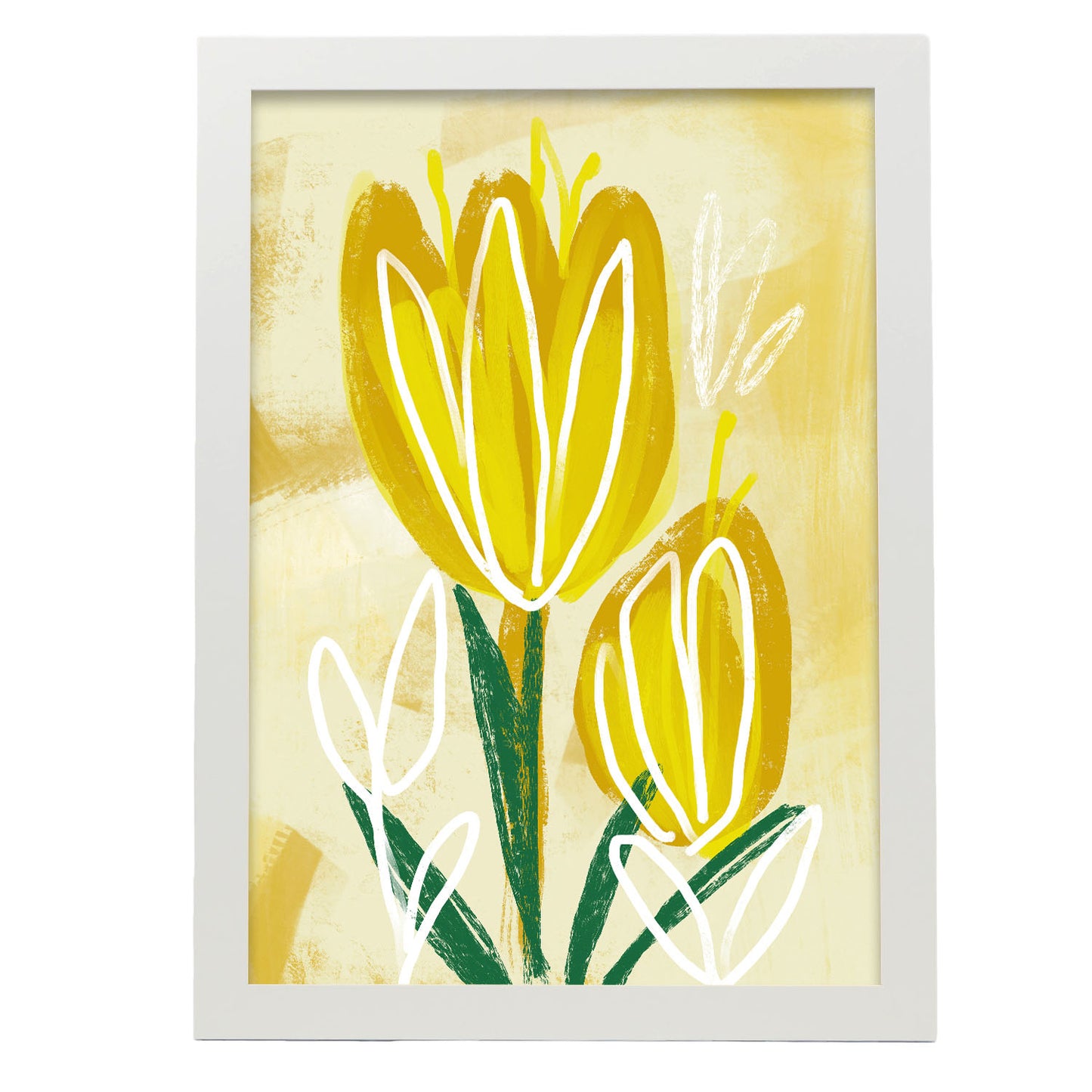 Lámina Nacnic de Tulipanes Amarillos