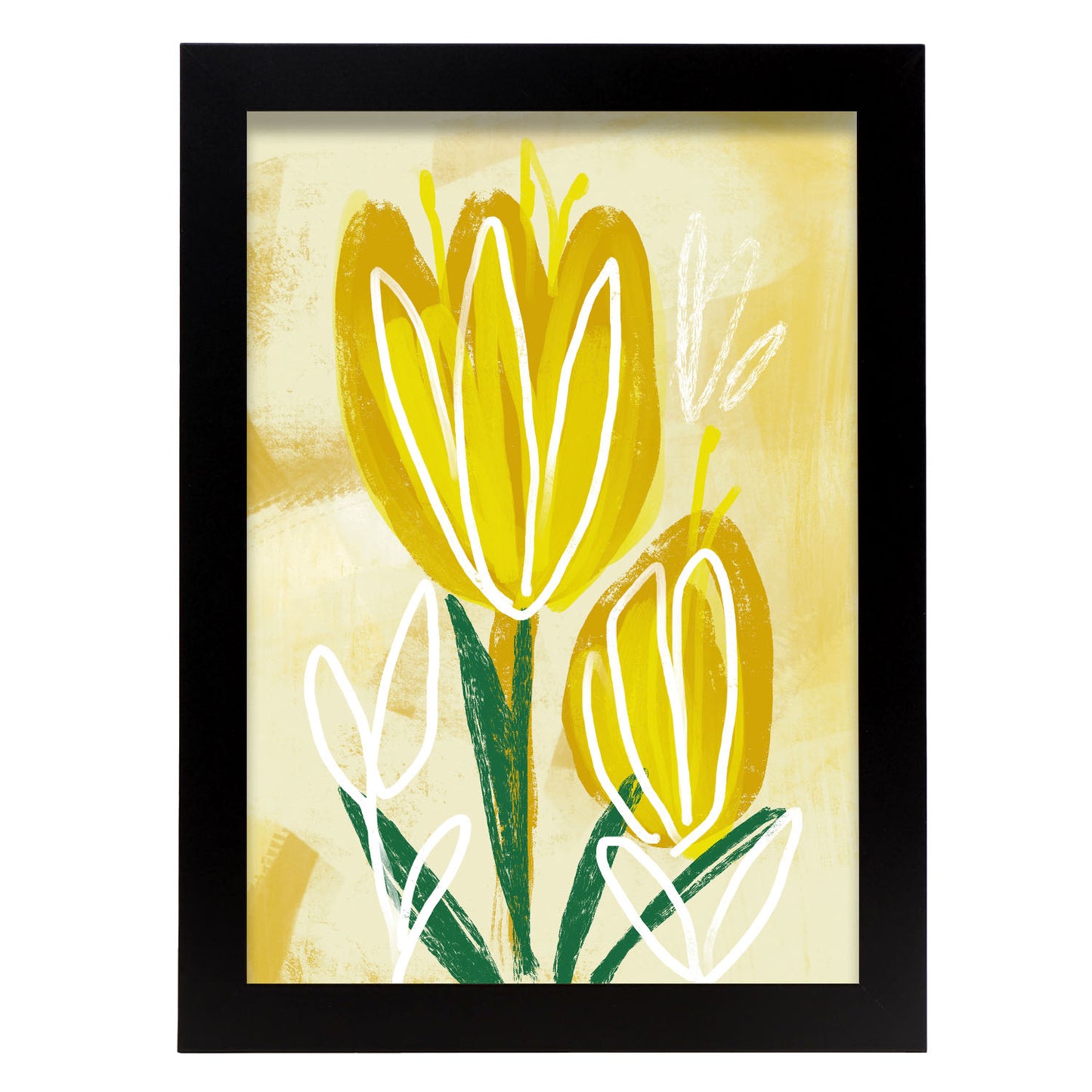 Lámina Nacnic de Tulipanes Amarillos