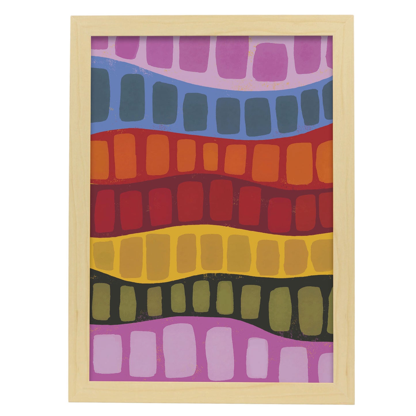 Lámina Decorativa Nacnic Colores Abigarrados en Garabato Surtido