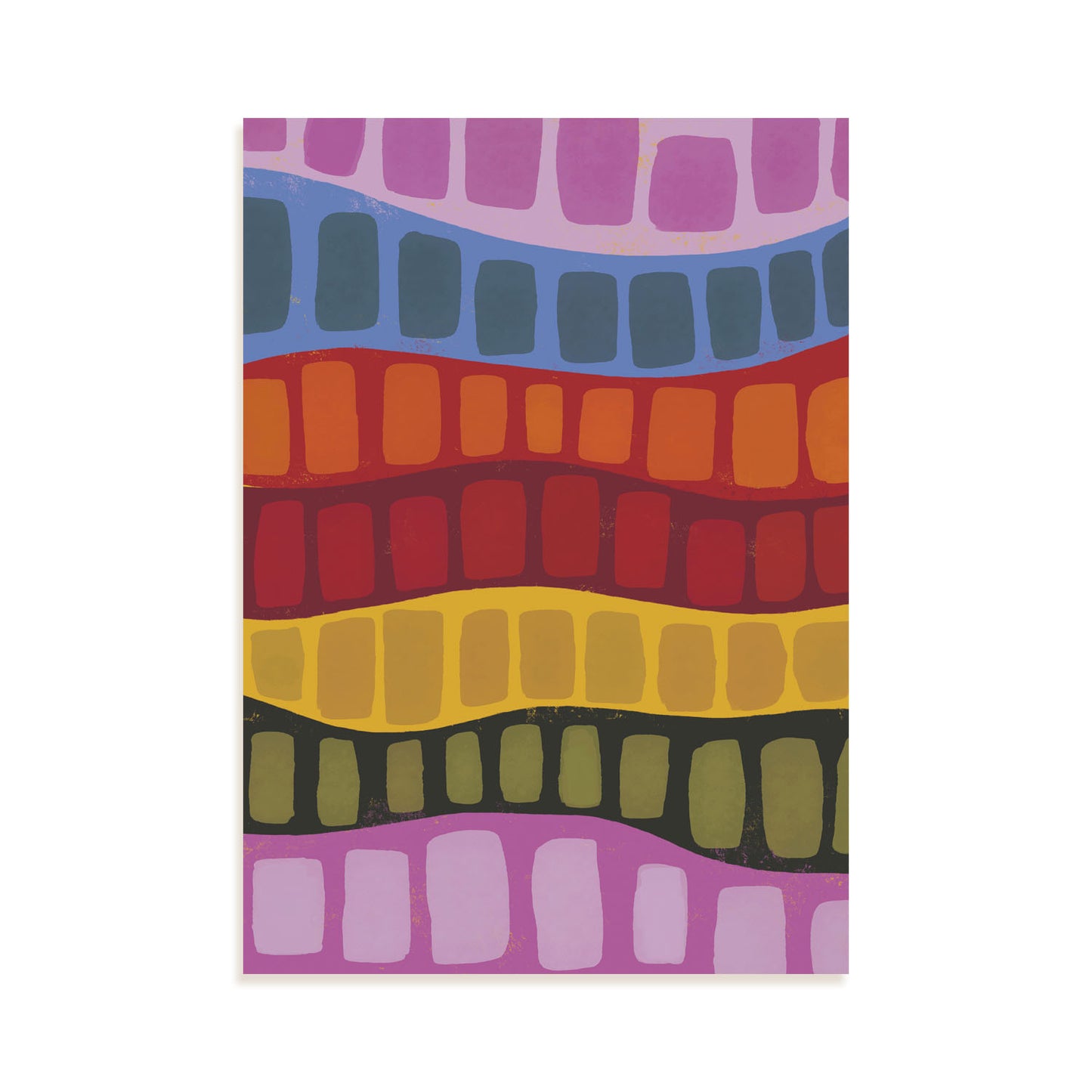 Lámina Decorativa Nacnic Colores Abigarrados en Garabato Surtido