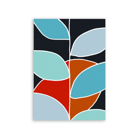 Lámina Nacnic Hojas Moteadas con Flores Surtidas