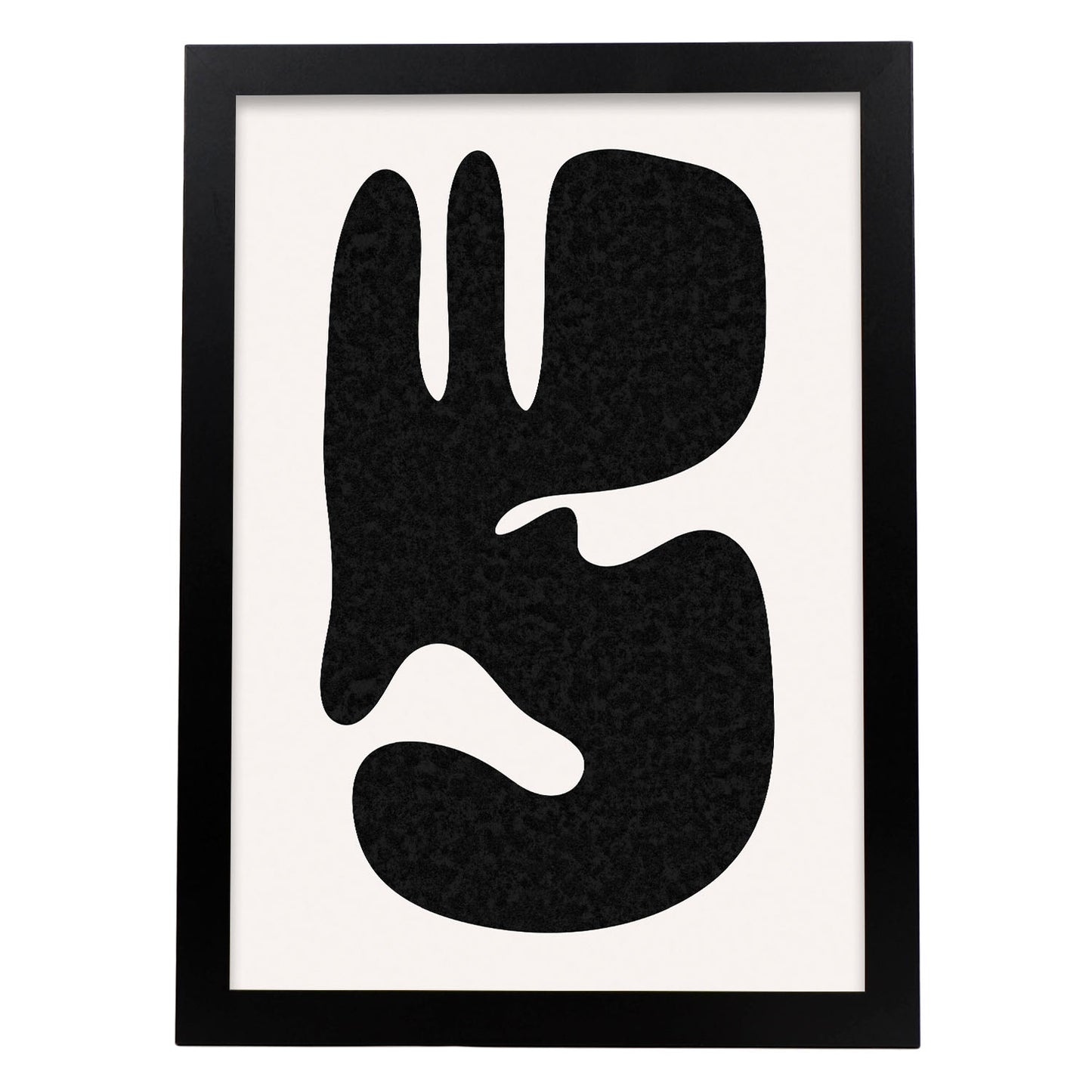 Lamina Abstracta Nacnic Tono Negro