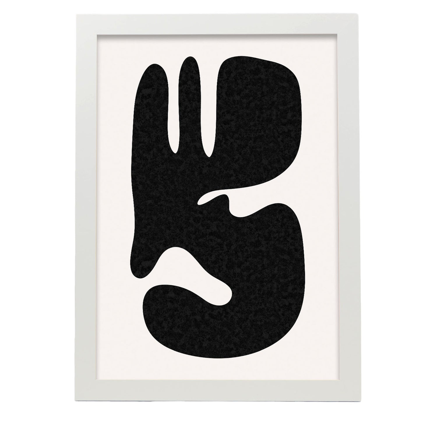 Lamina Abstracta Nacnic Tono Negro