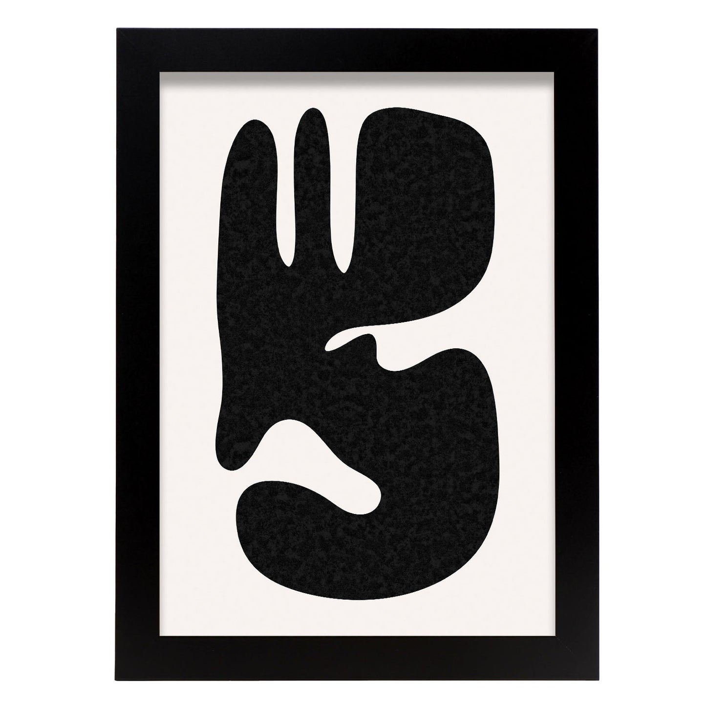 Lamina Abstracta Nacnic Tono Negro