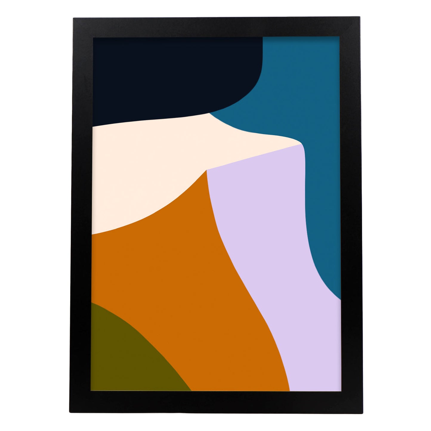 Lámina Abstracta Nacnic Tonos de Rubor