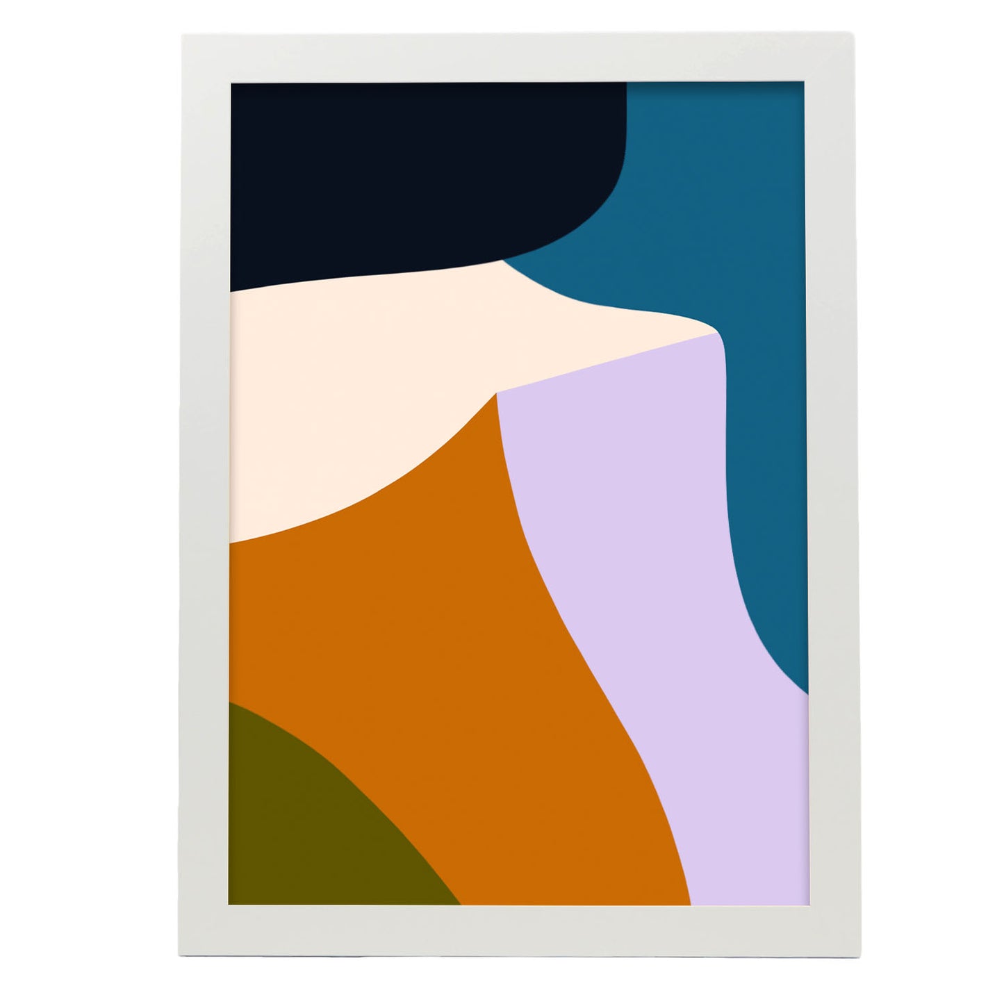 Lámina Abstracta Nacnic Tonos de Rubor