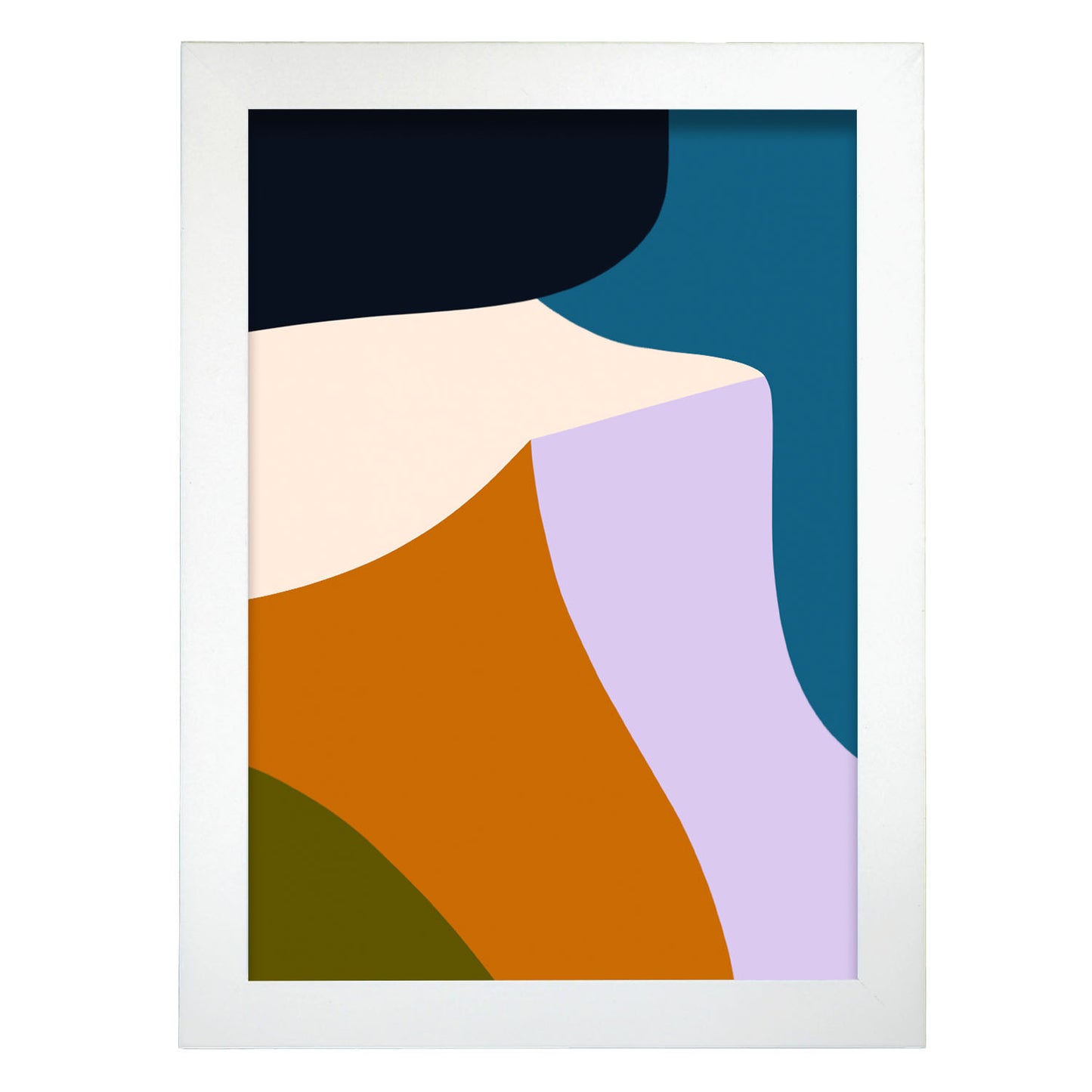 Lámina Abstracta Nacnic Tonos de Rubor