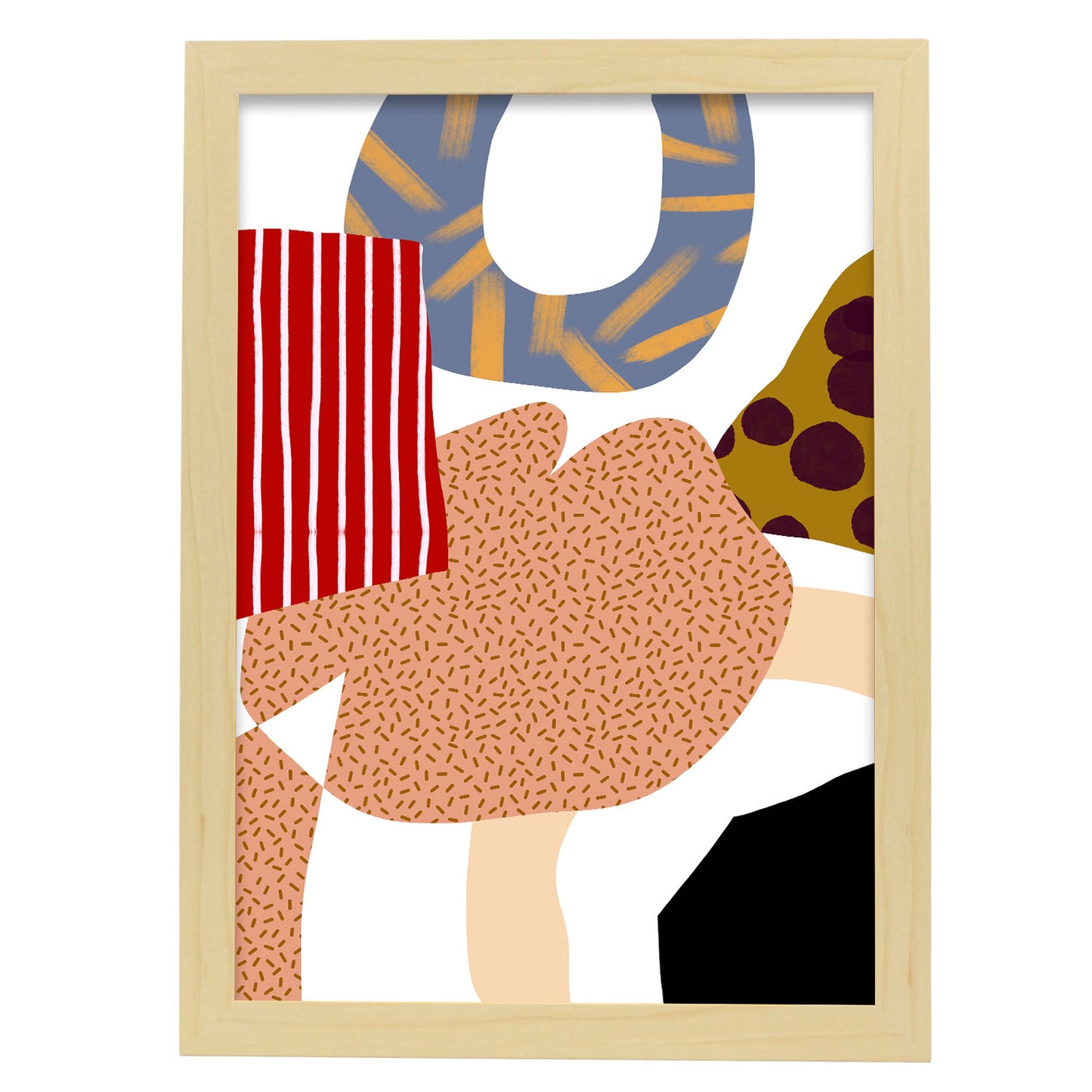 Lamina Abstracta Decorativa Nacnic Formas Fancificadas