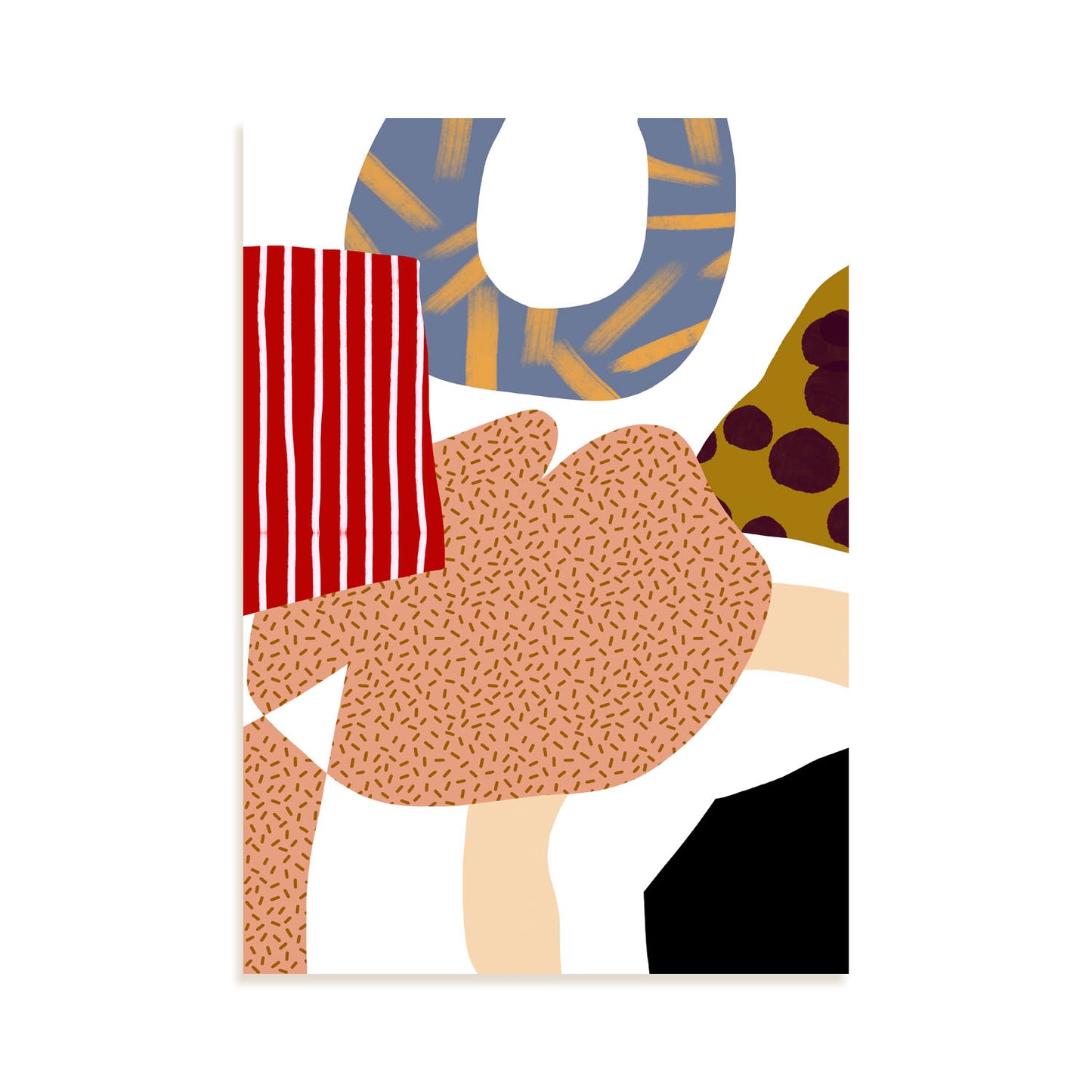 Lamina Abstracta Decorativa Nacnic Formas Fancificadas