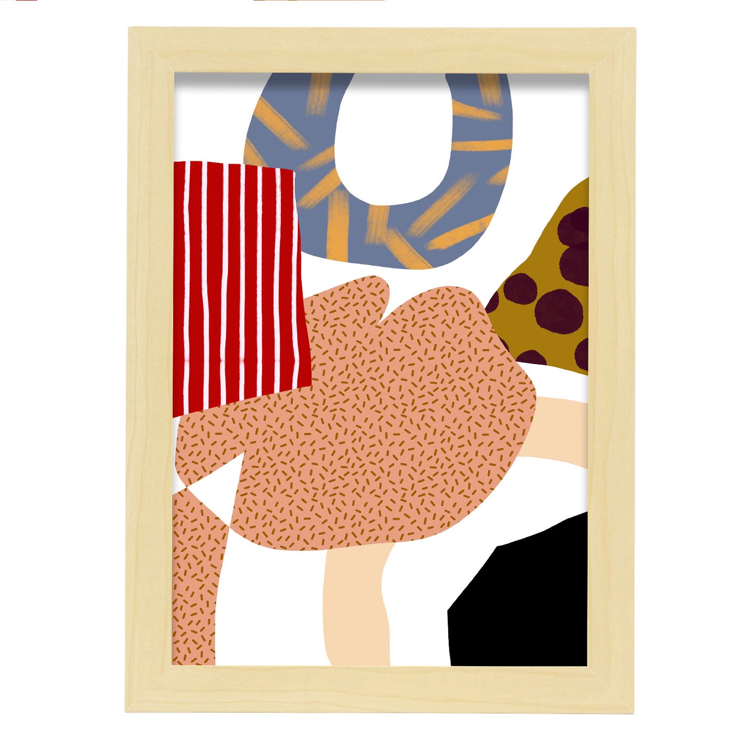 Lamina Abstracta Decorativa Nacnic Formas Fancificadas