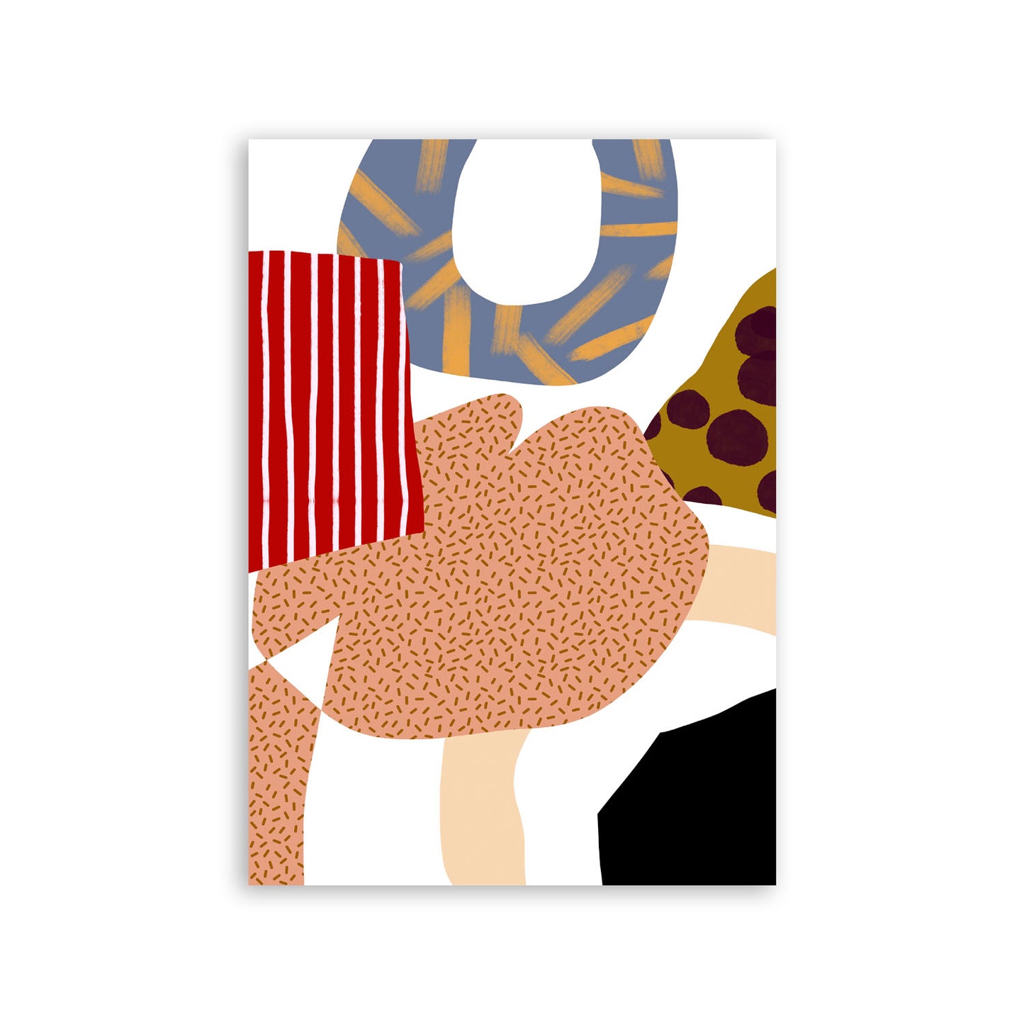Lamina Abstracta Decorativa Nacnic Formas Fancificadas