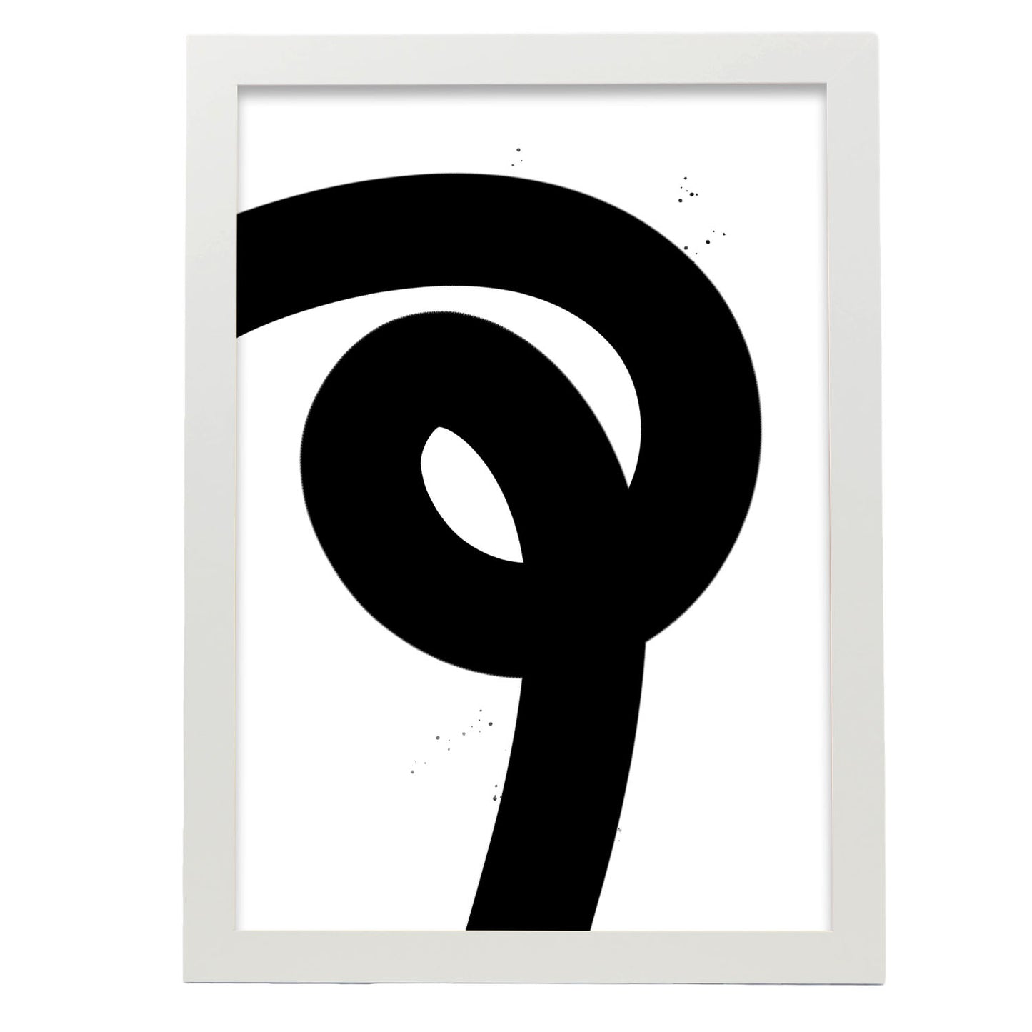 Lámina Abstracta Negra Nacnic