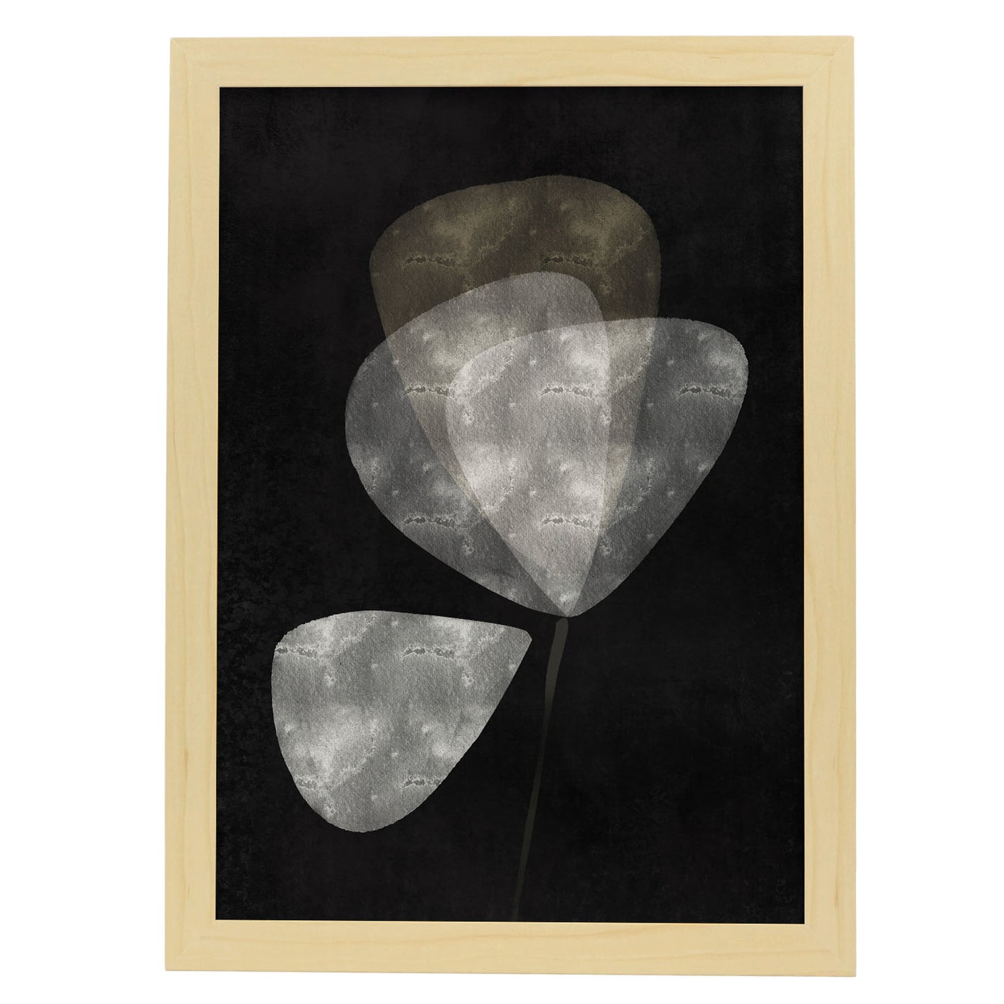 Nacnic Lámina Artesanal de Pétalos en Abstracto