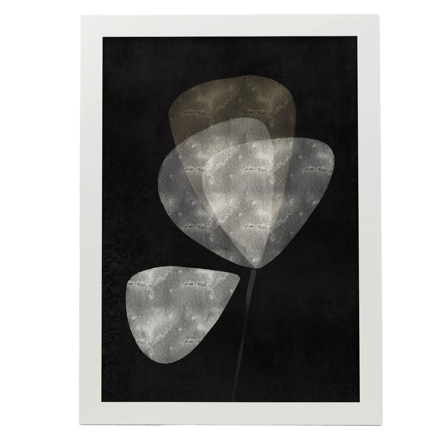 Nacnic Lámina Artesanal de Pétalos en Abstracto