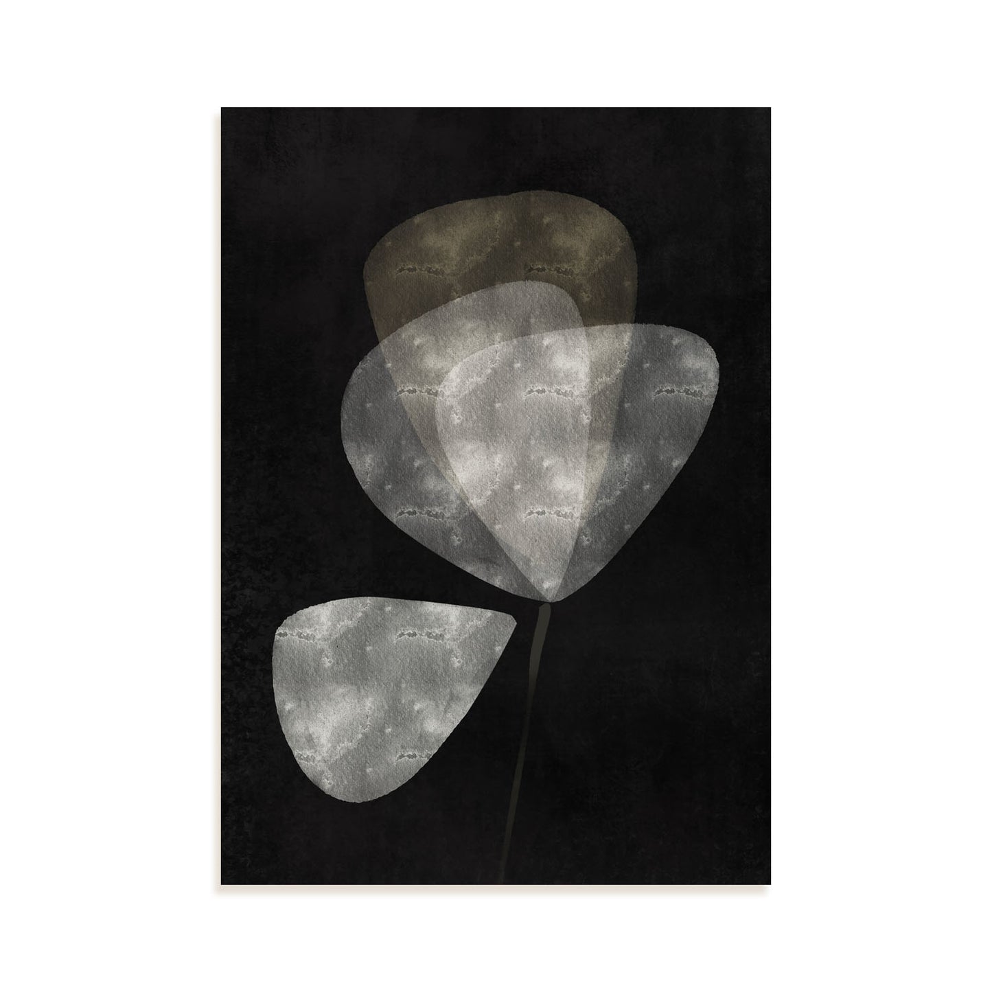 Nacnic Lámina Artesanal de Pétalos en Abstracto