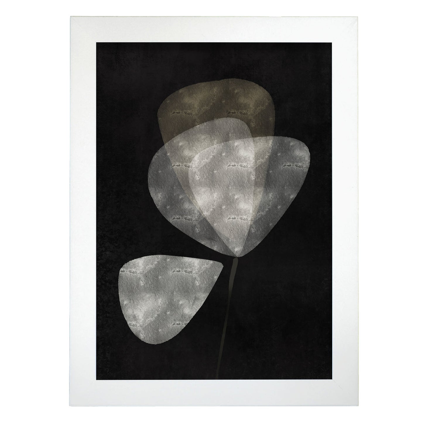 Nacnic Lámina Artesanal de Pétalos en Abstracto