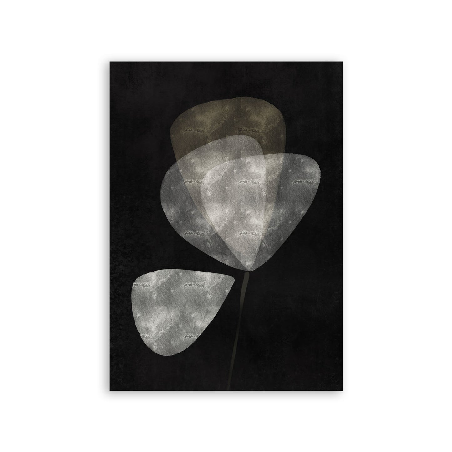 Nacnic Lámina Artesanal de Pétalos en Abstracto