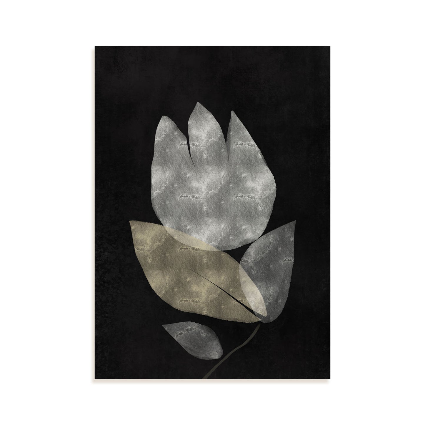 Lámina Nacnic Diseño de Nave de Flores Abstracto