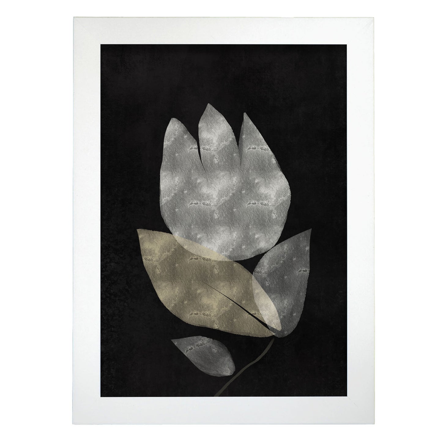Lámina Nacnic Diseño de Nave de Flores Abstracto