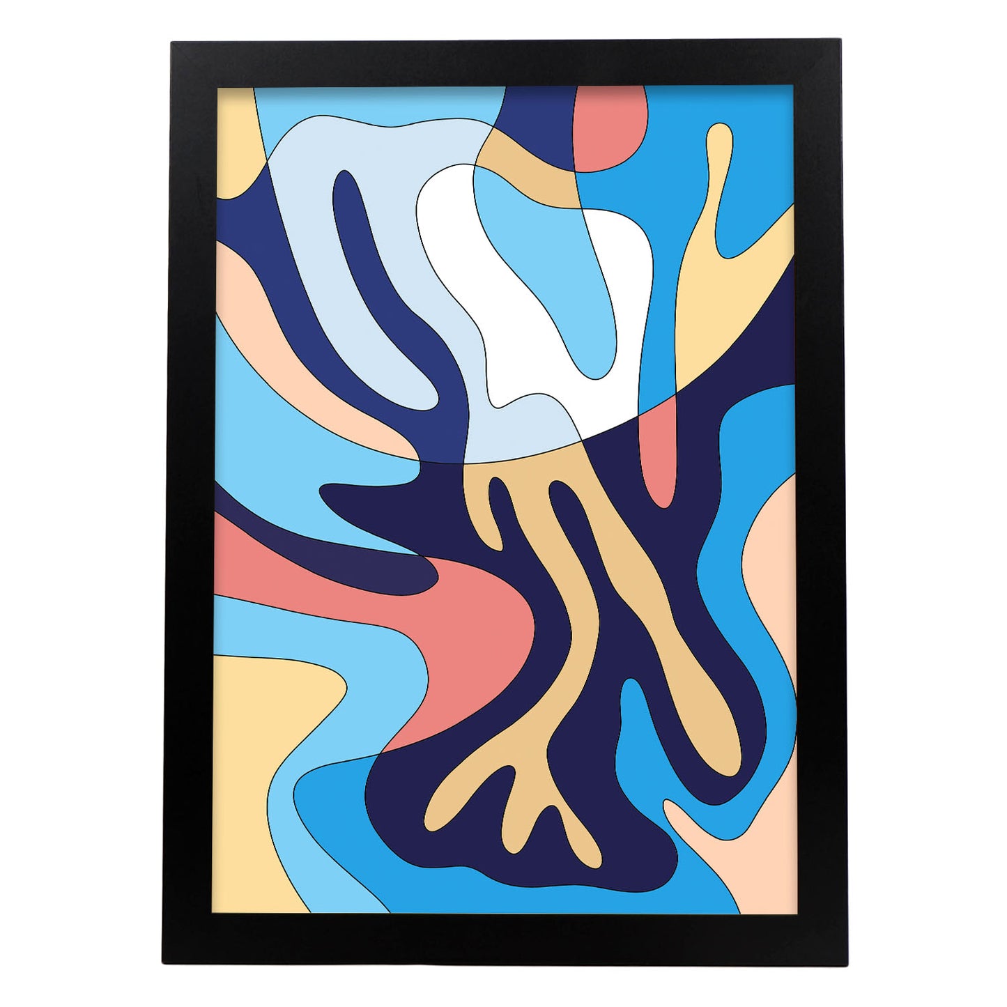 Lámina Abstracta de Color Cosquillas Nacnic