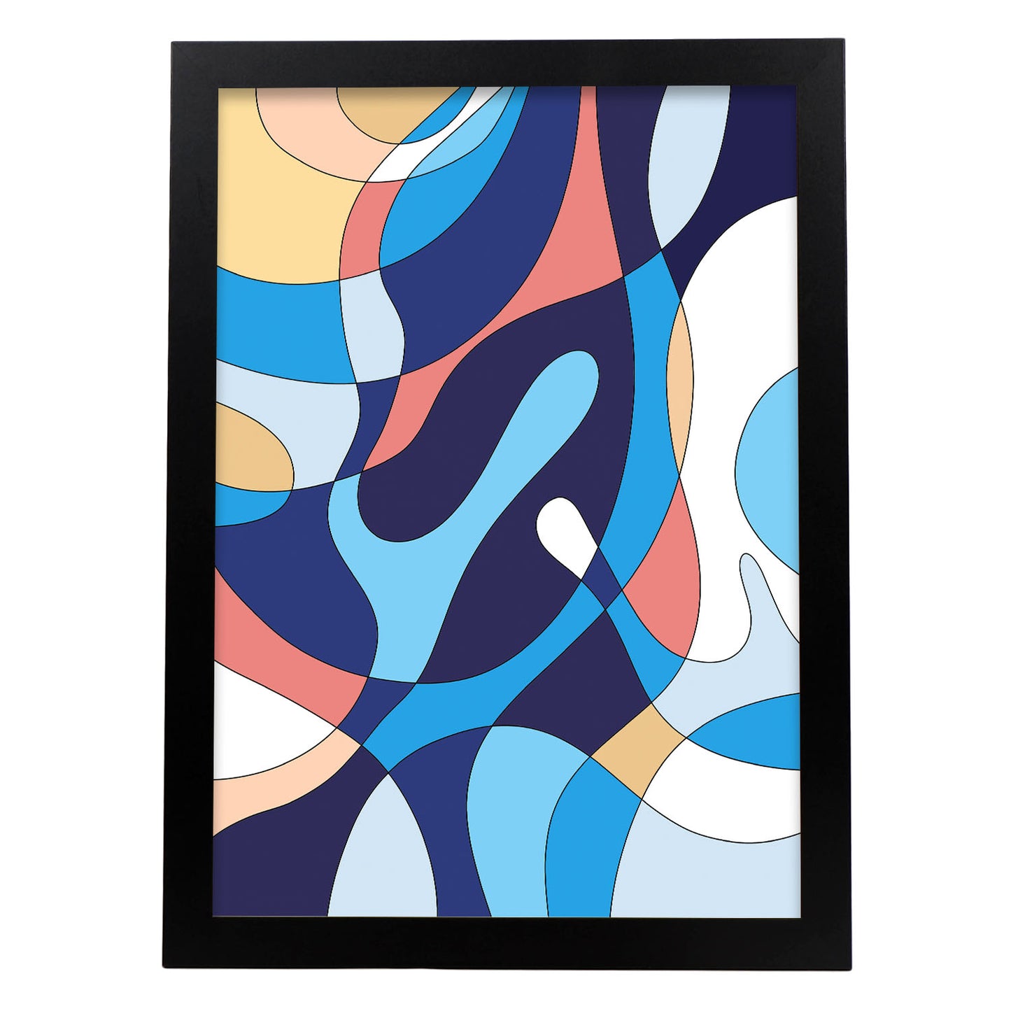 Lamina Nacnic de Patrón de Color Alegre en Abstracto