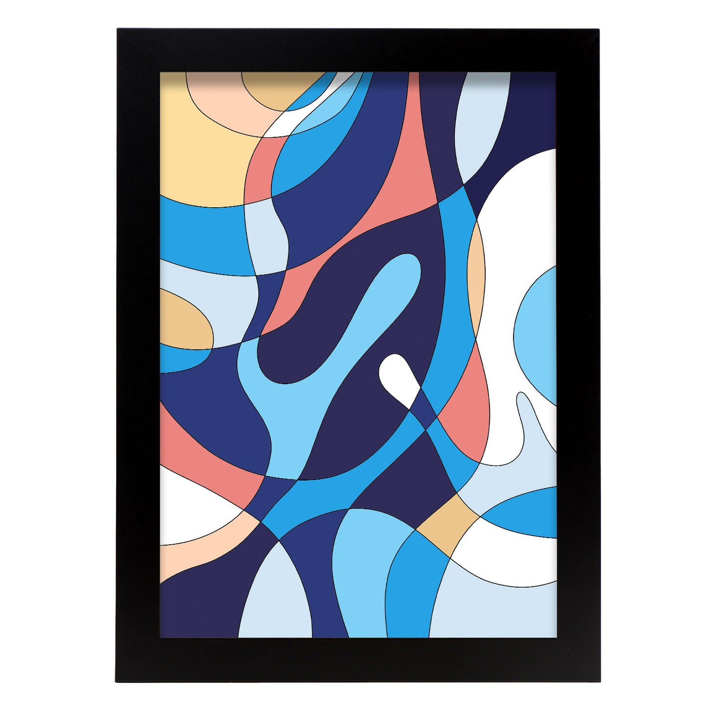 Lamina Nacnic de Patrón de Color Alegre en Abstracto