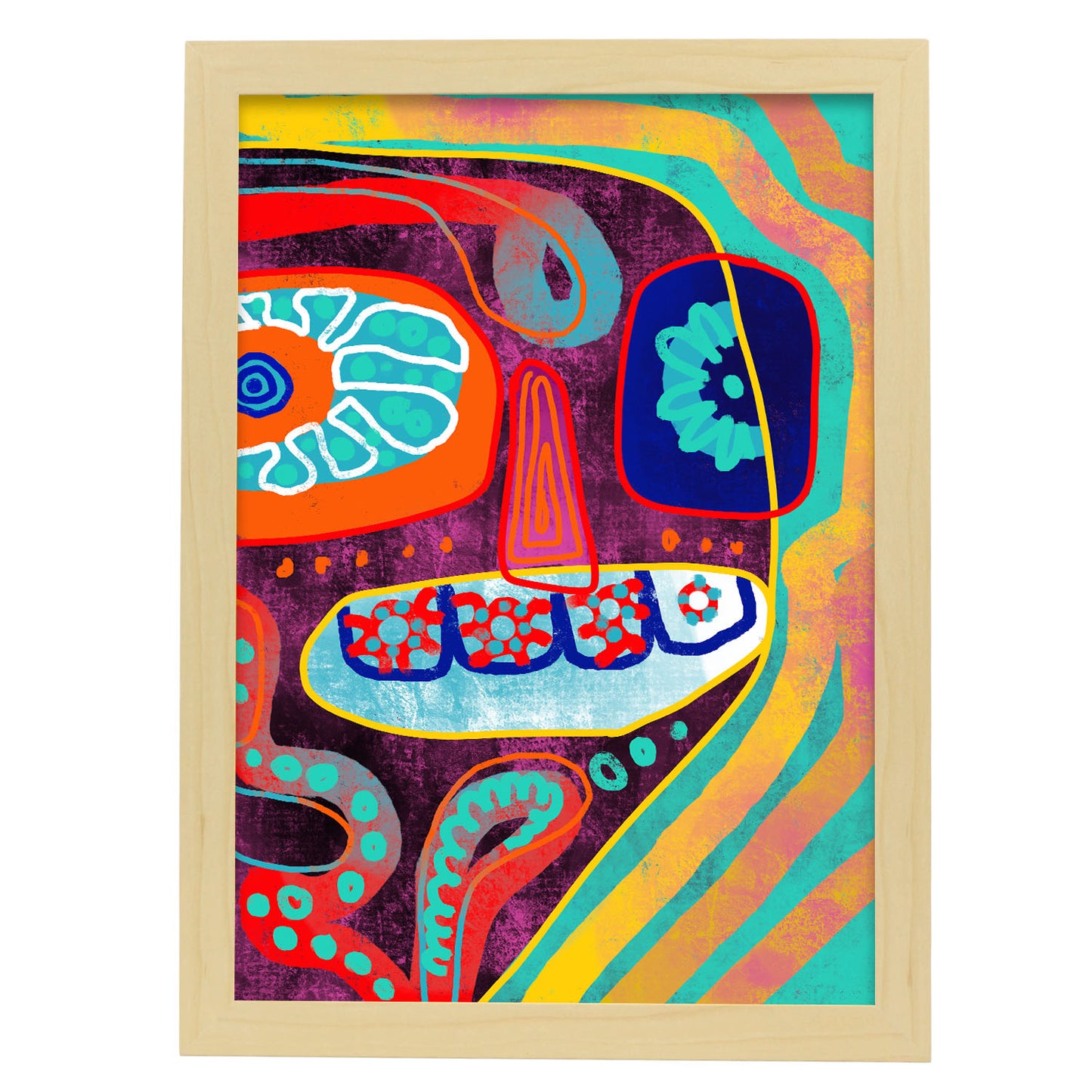 Lamina Abstracta Surtida Nacnic Colores Baroniales