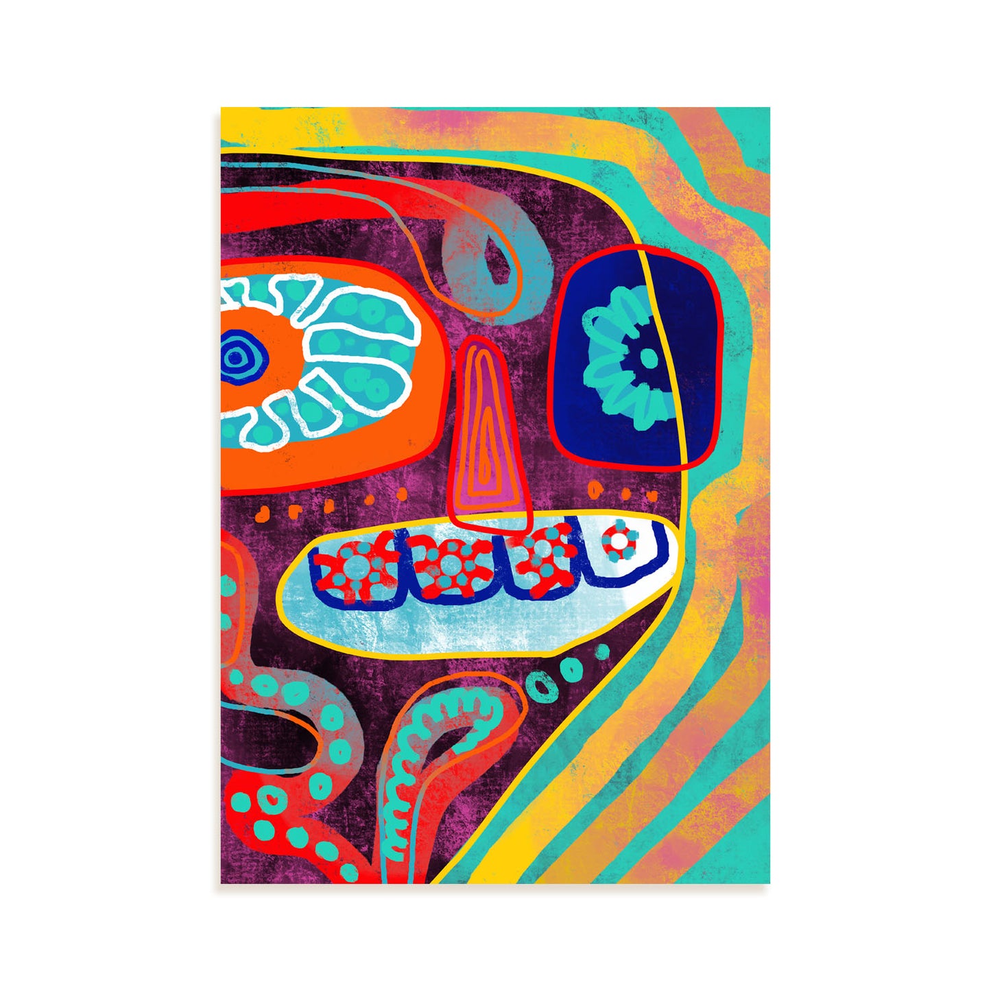 Lamina Abstracta Surtida Nacnic Colores Baroniales