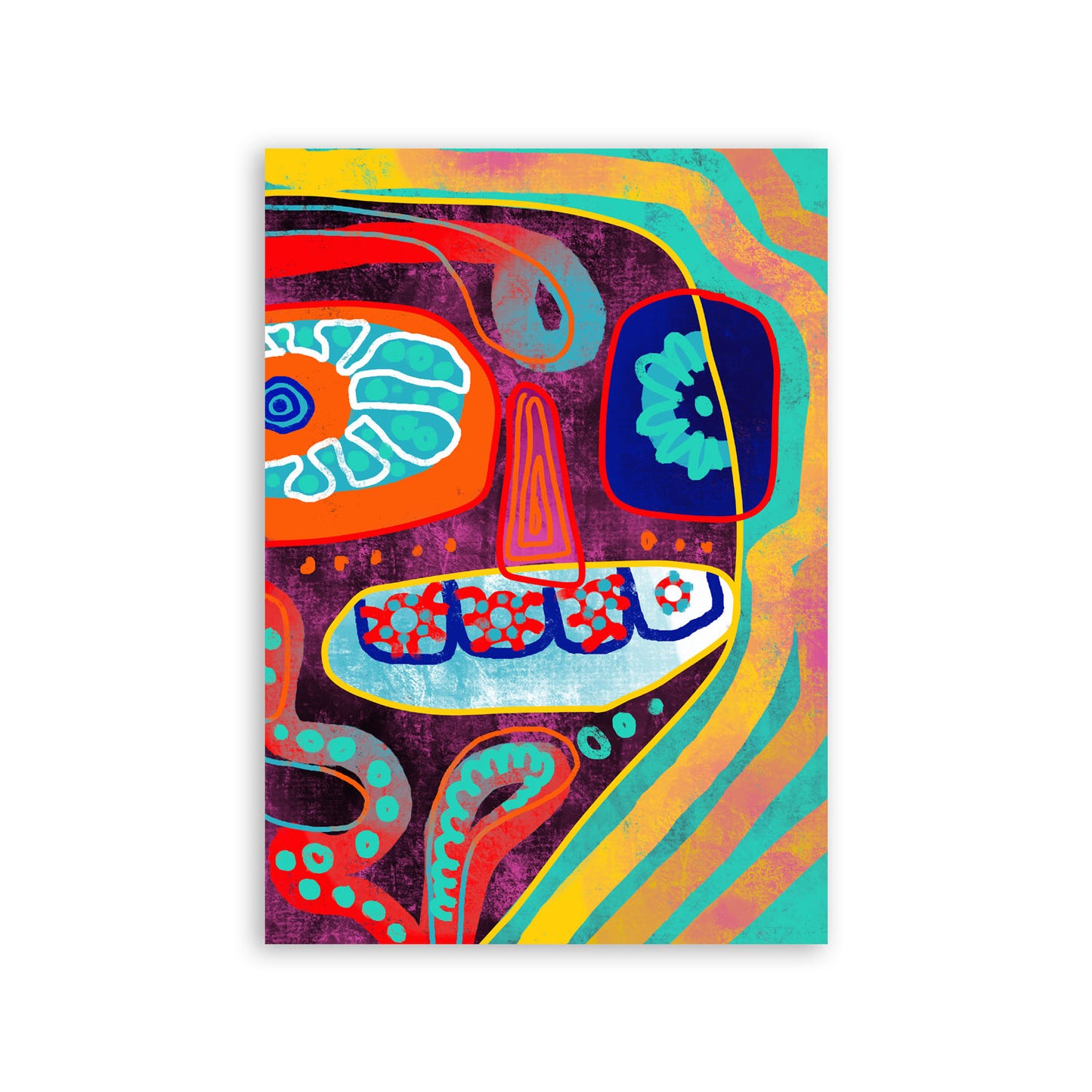 Lamina Abstracta Surtida Nacnic Colores Baroniales