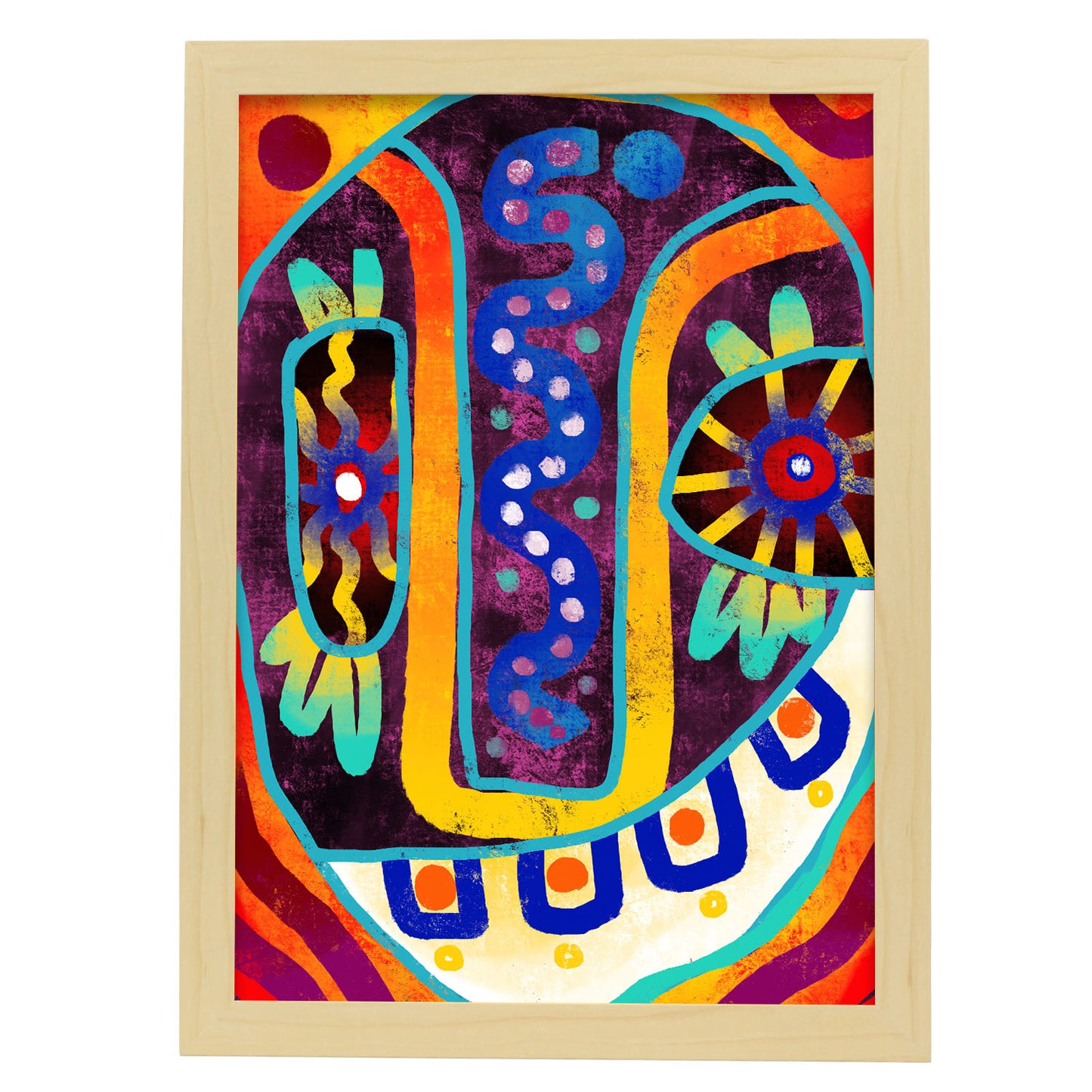 Lamina Abstracta Tribal Nacnic
