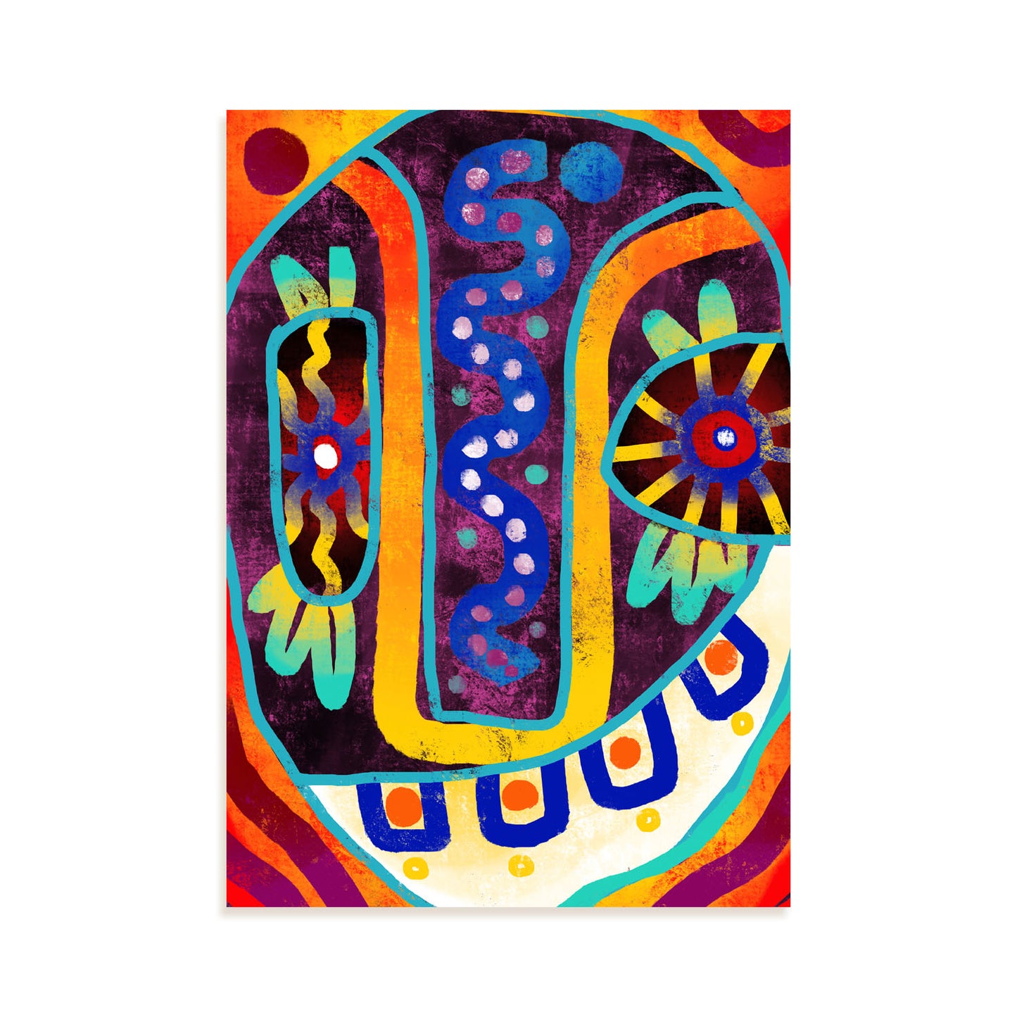 Lamina Abstracta Tribal Nacnic