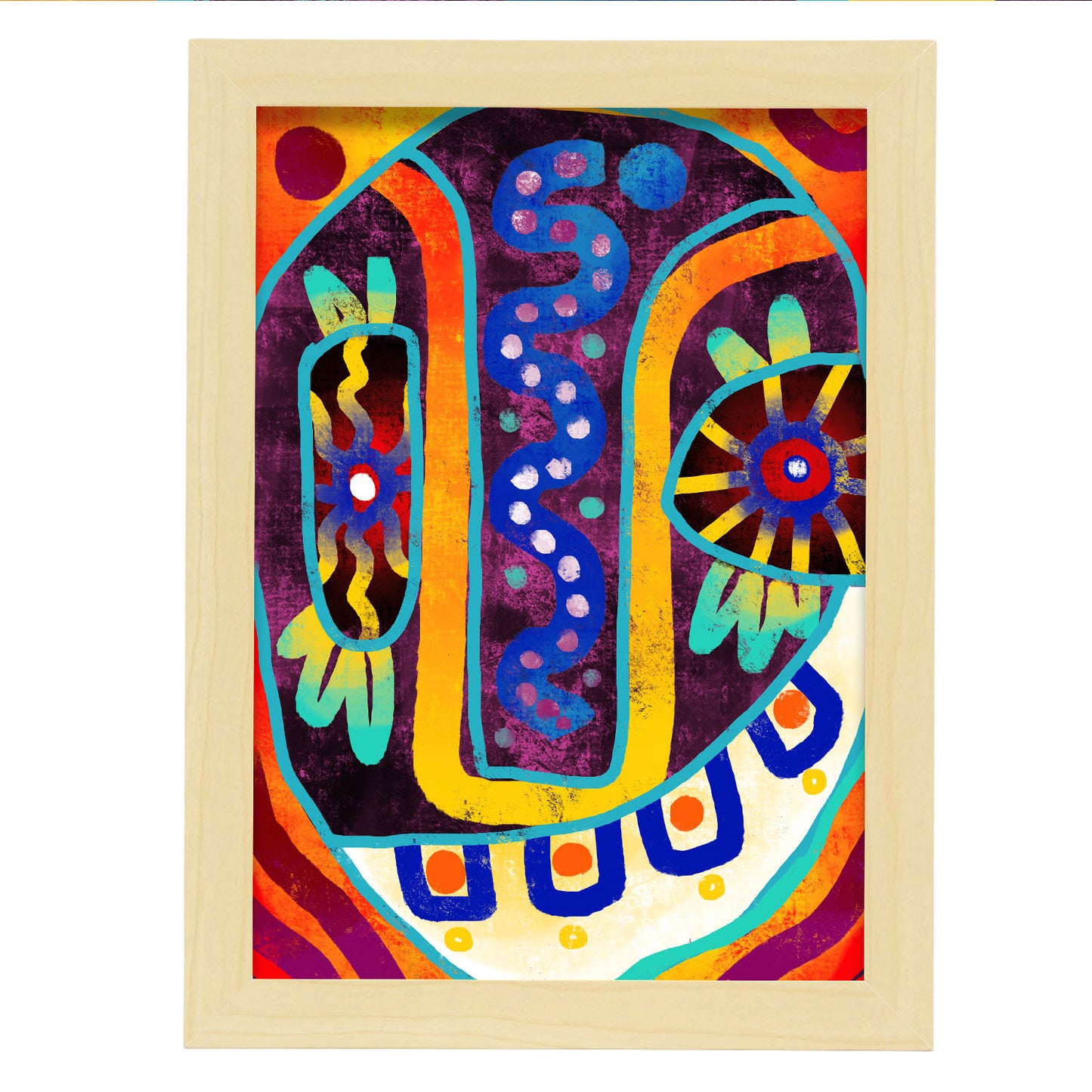 Lamina Abstracta Tribal Nacnic