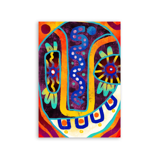 Lamina Abstracta Tribal Nacnic