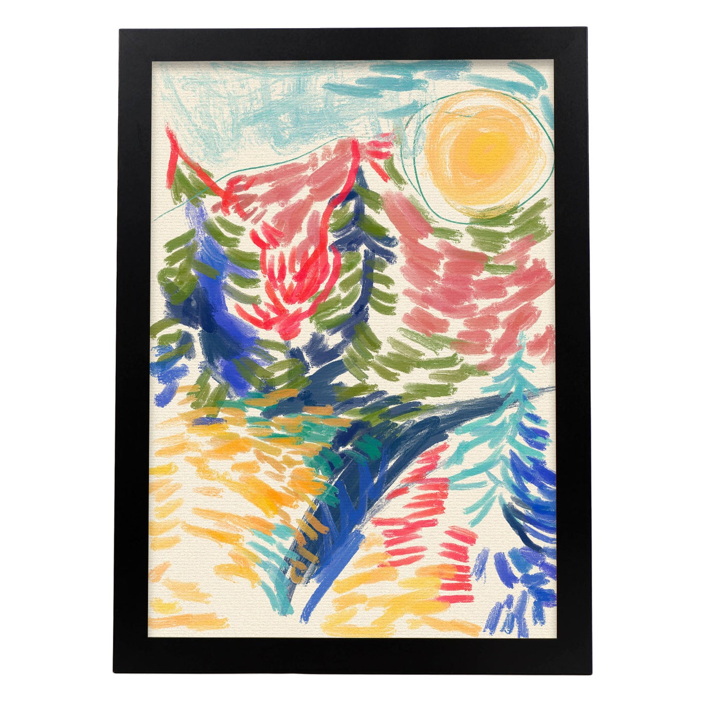 Lamina Nacnic Colores Desnudos en Paisaje Surtido