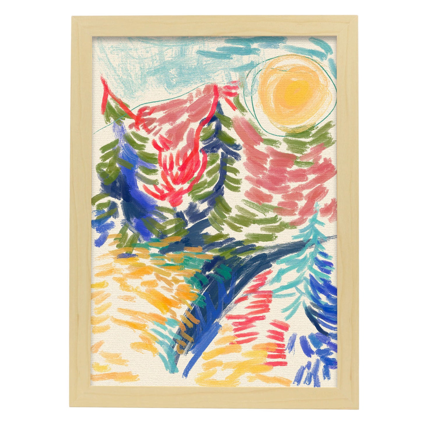 Lamina Nacnic Colores Desnudos en Paisaje Surtido