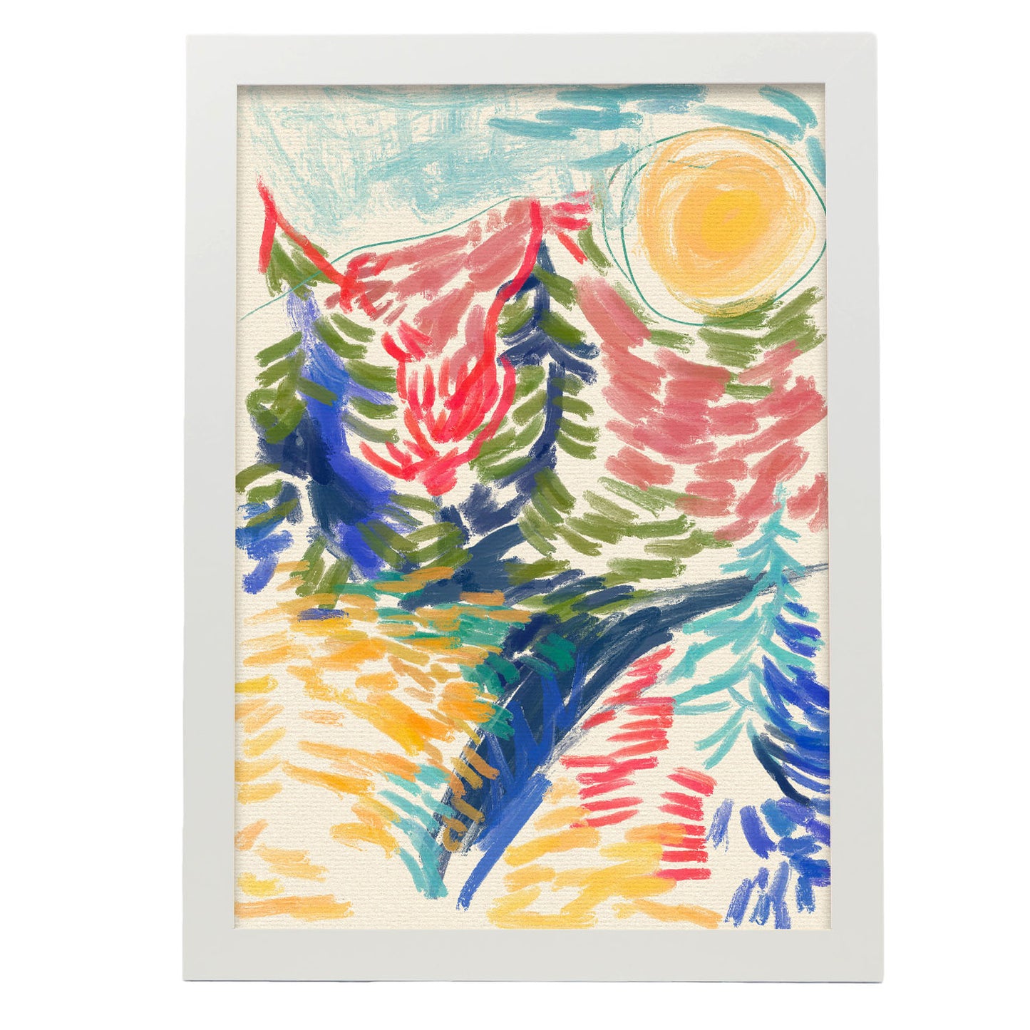 Lamina Nacnic Colores Desnudos en Paisaje Surtido